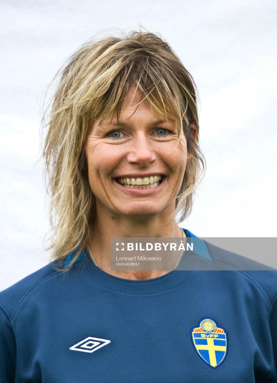 Yvonne Ekroth, förbundskapten, porträtt