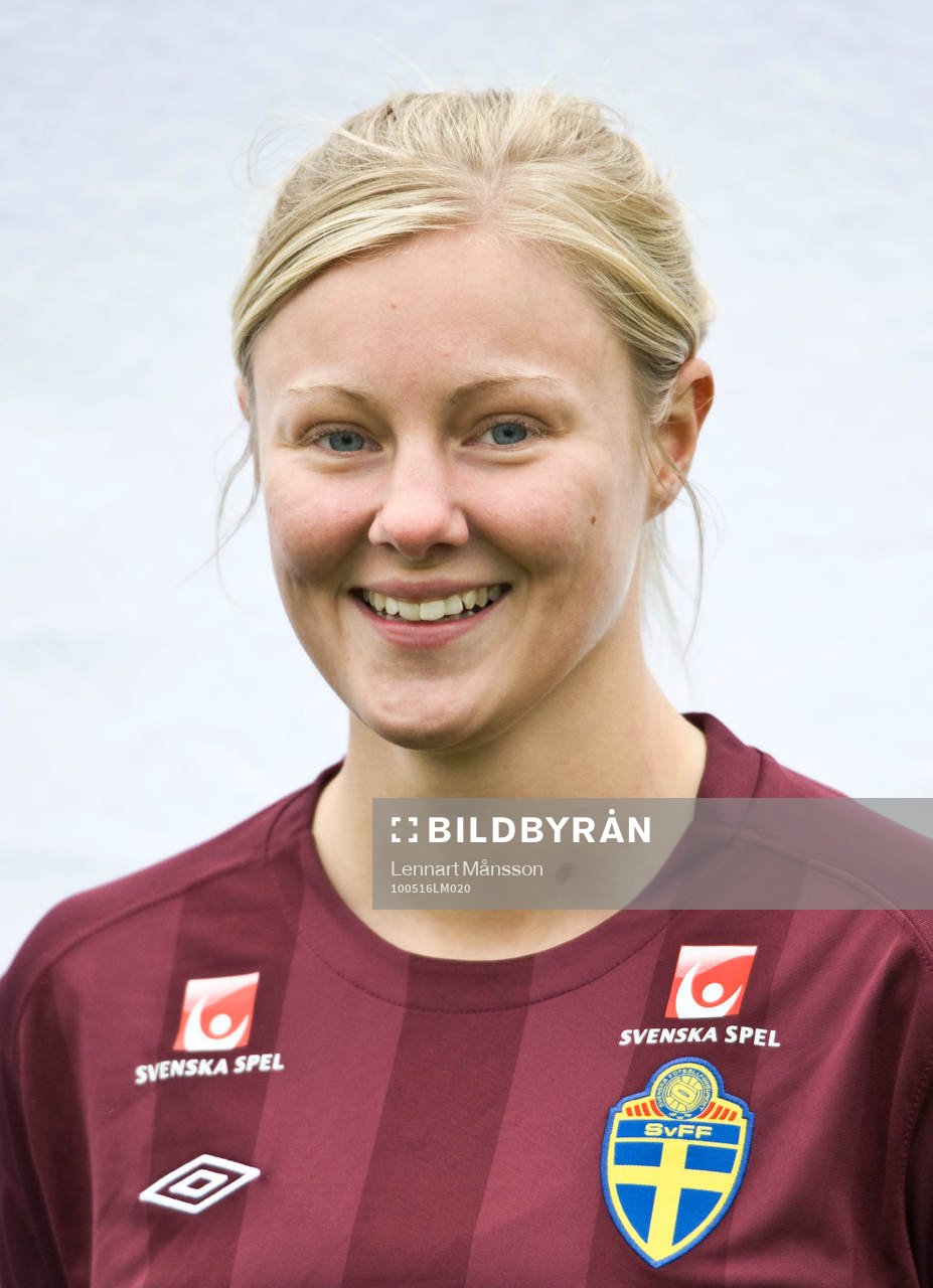 Elin Hallin, målvakt, porträtt