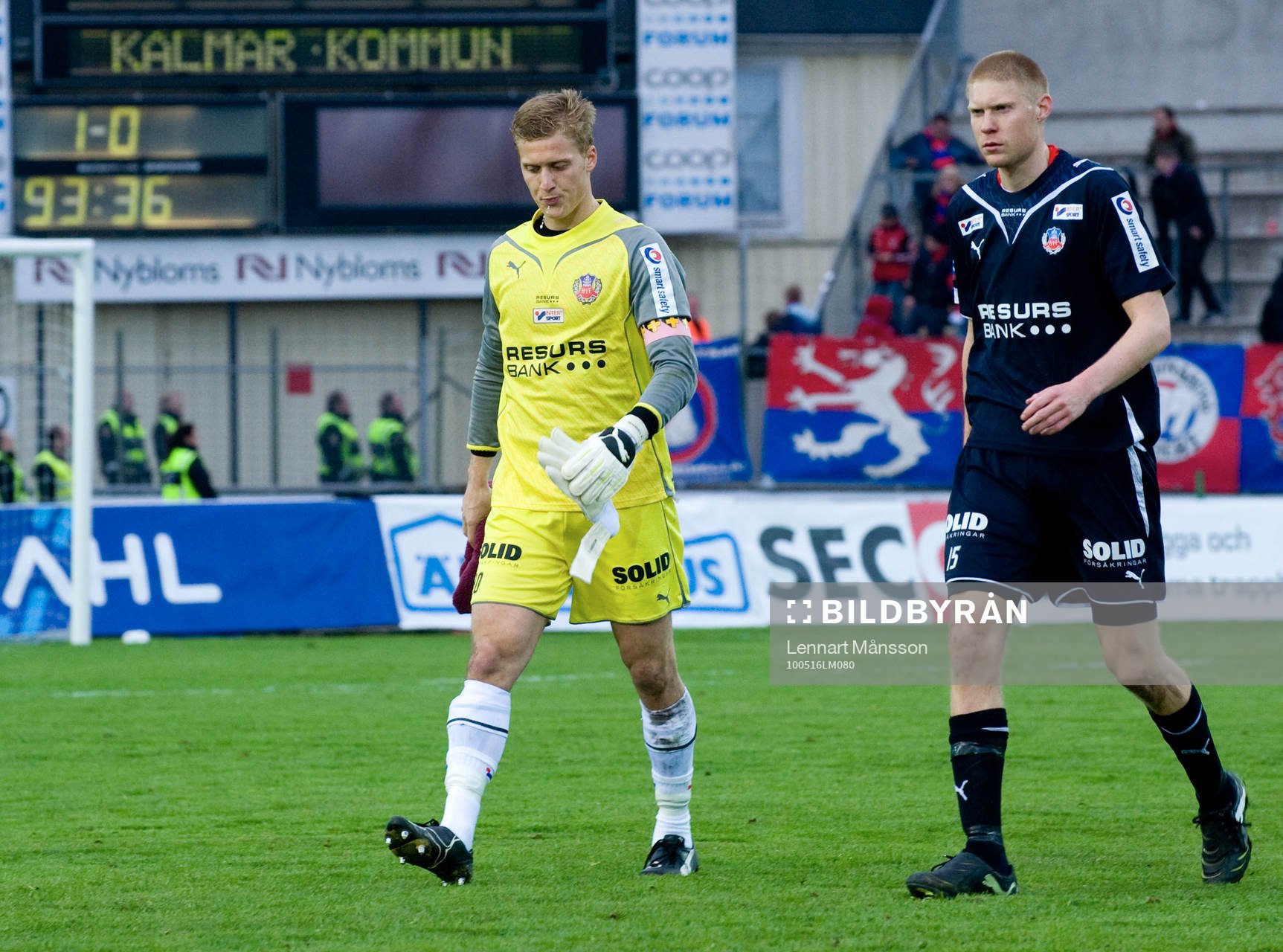 Första förlusten, Pär Hansson och Markus Holgersson