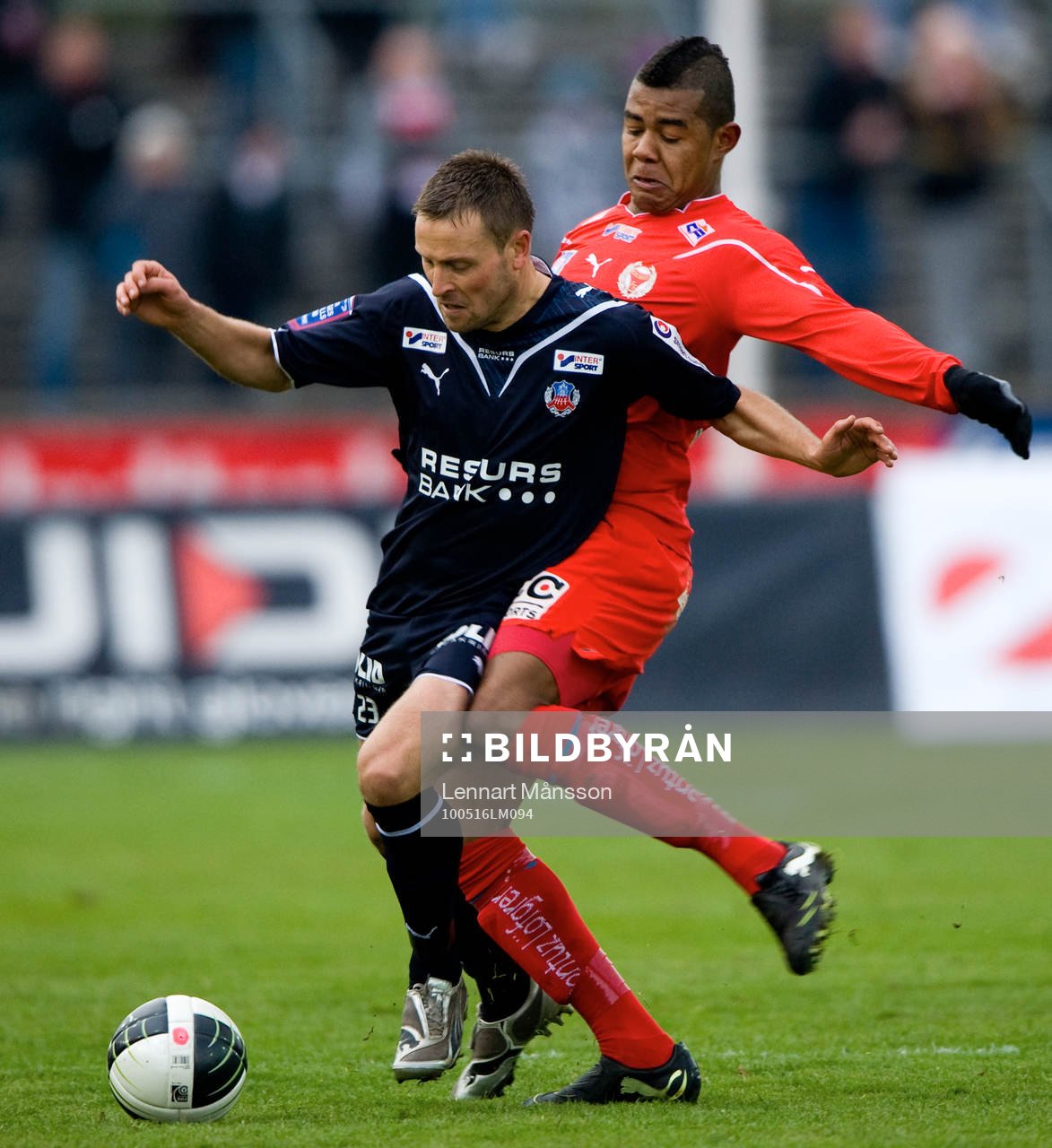 Erik Wahlstedt, Helsingborg och Ricardo Santos, Kalmar
