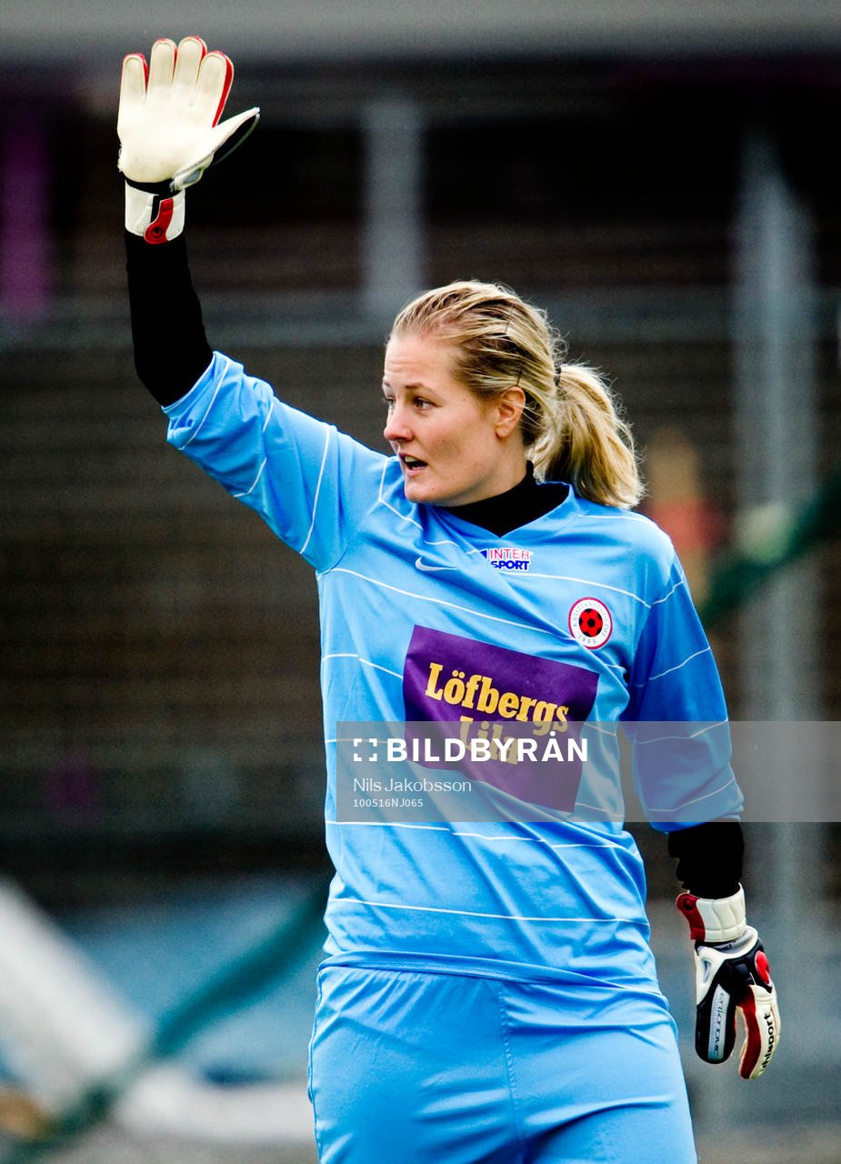  Sandra Wahldén, målvakt.
