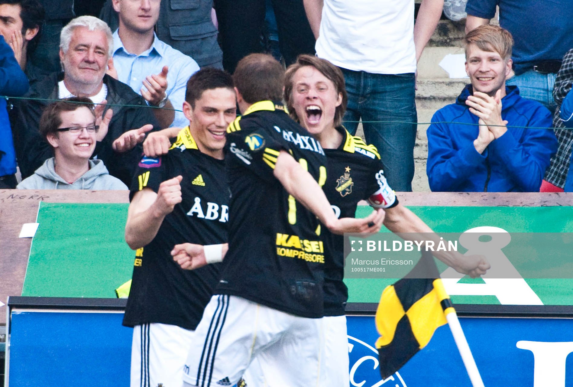  Miran Burgic, AIK, jubel.
