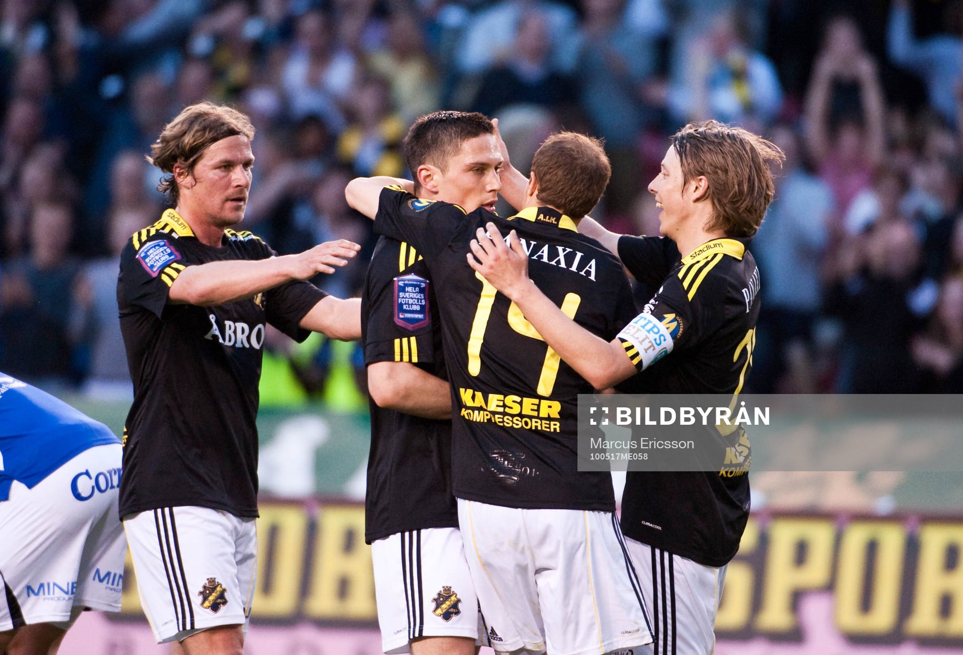 Miran Burgic, AIK, jubel