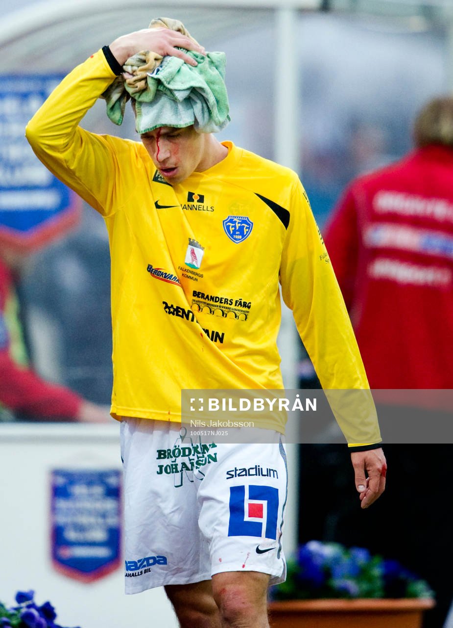 Kristoffer Englén, Falkenberg, blod, skada