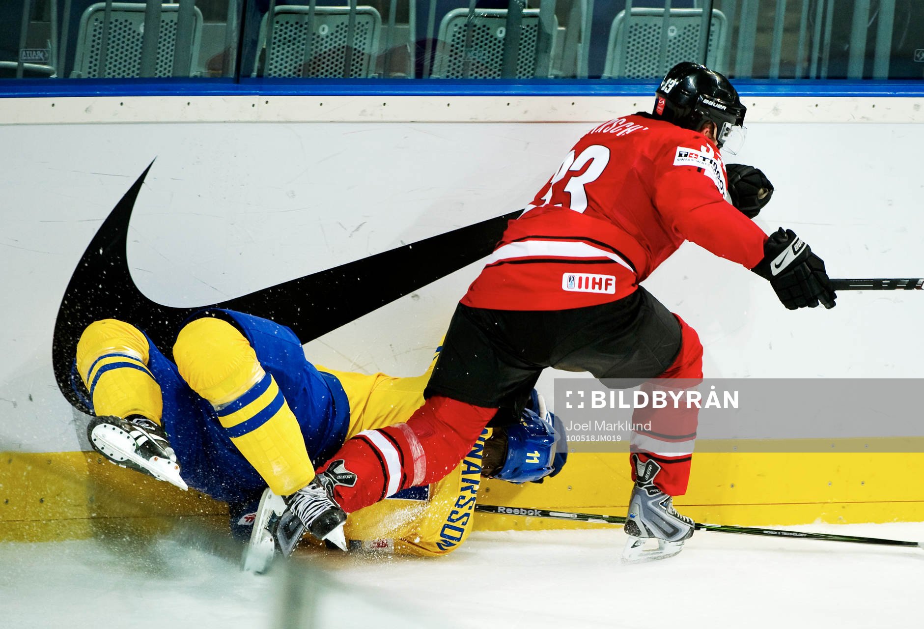 Carl Gunnarsson, Sverige, och Steve Hirschi, Schweiz
