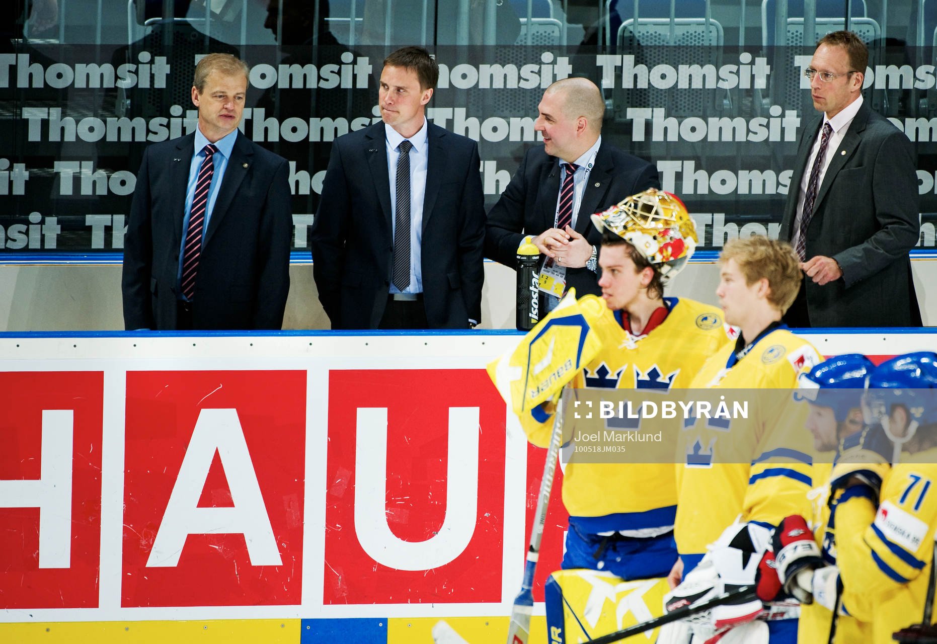 Bengt-Åke Gustafsson, tränare, Roger Rönnberg,