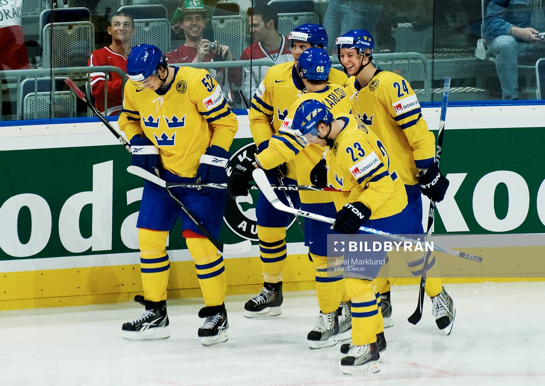 Johan Harju, Sverige, jubel