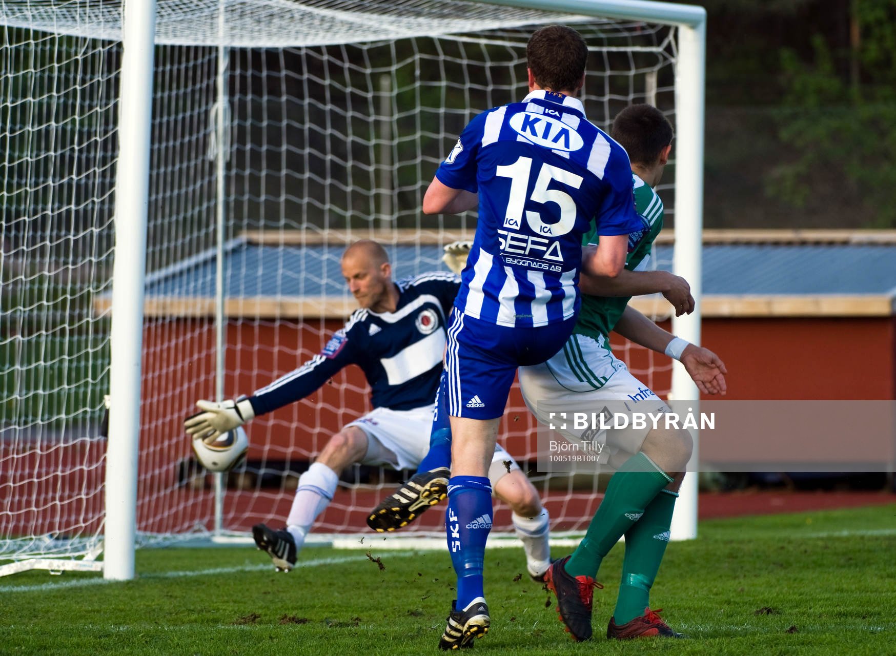 Jakob Johansson, Göteborg gör 0-1 på Thomas Thudin,