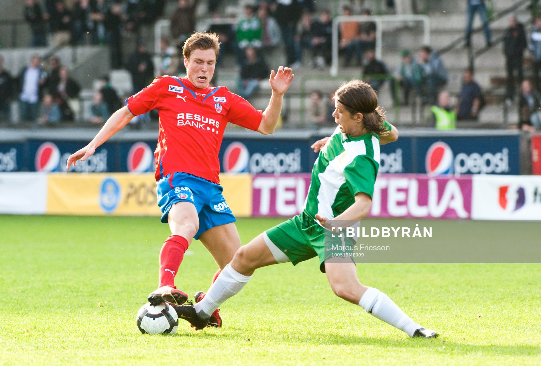 Marcus Bergholtz, Helsingborg och Erik Figueroa, Hammarby