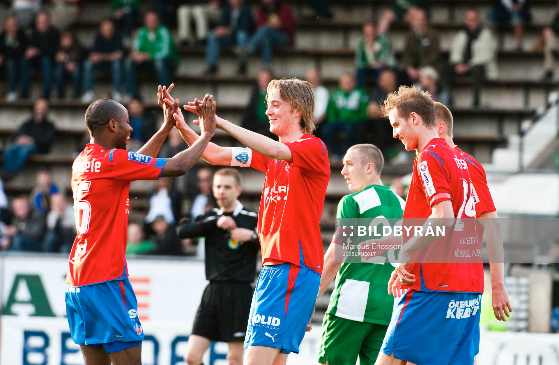 Helsingborg och Rasmus Jönsson jubel