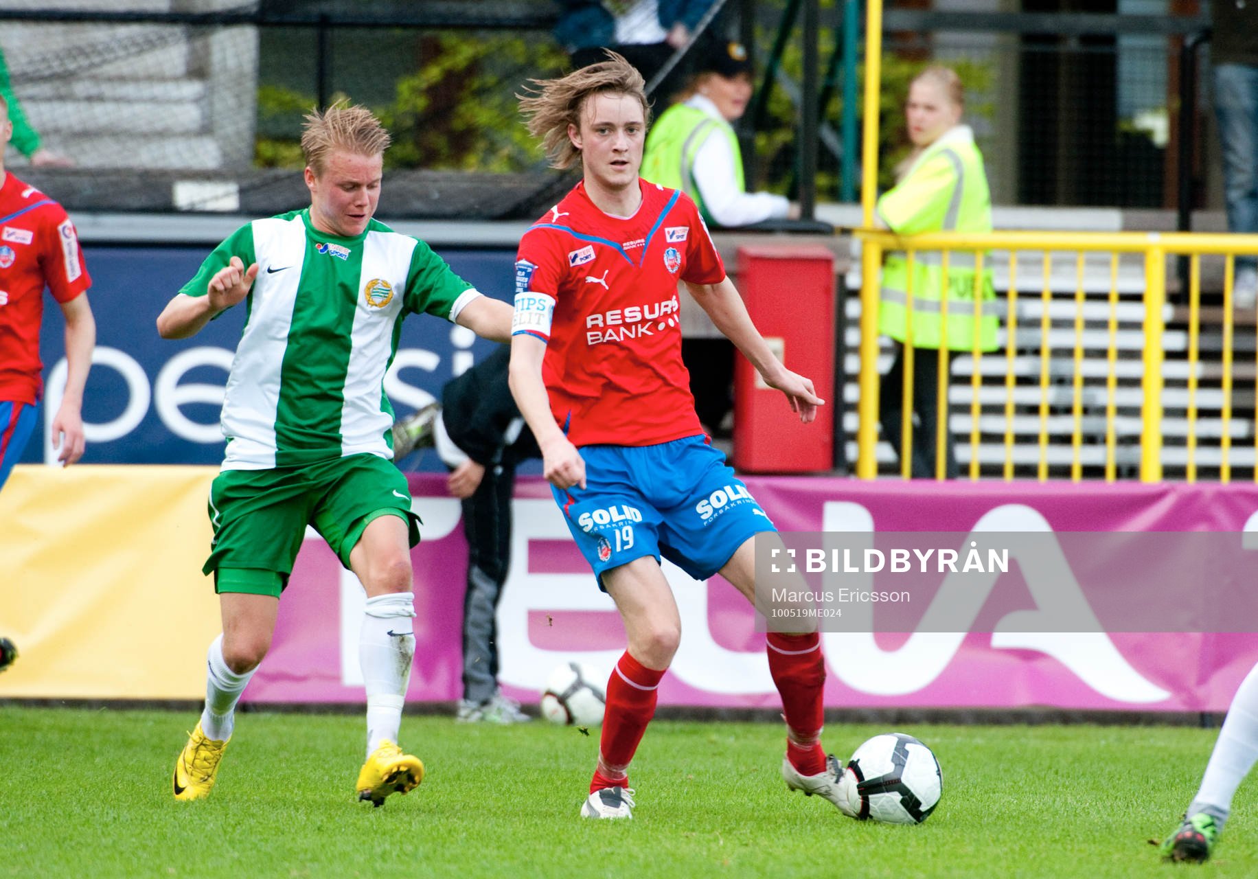 Elliot Käck, Hammarby och Rasmus Jönsson, Helsingborg