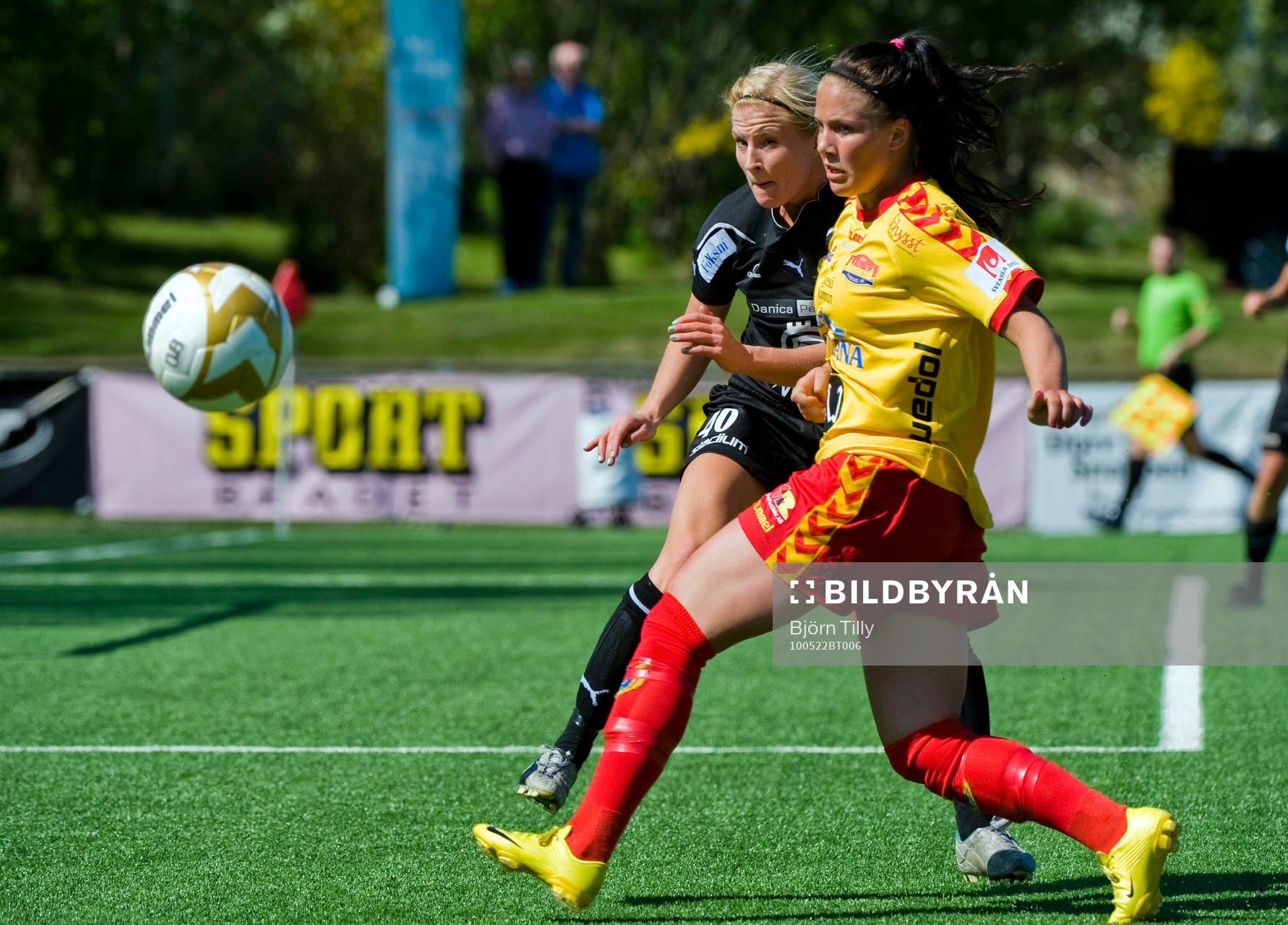  Annica Svensson, Hammarby och Jennifer Egelryd, Tyresö.