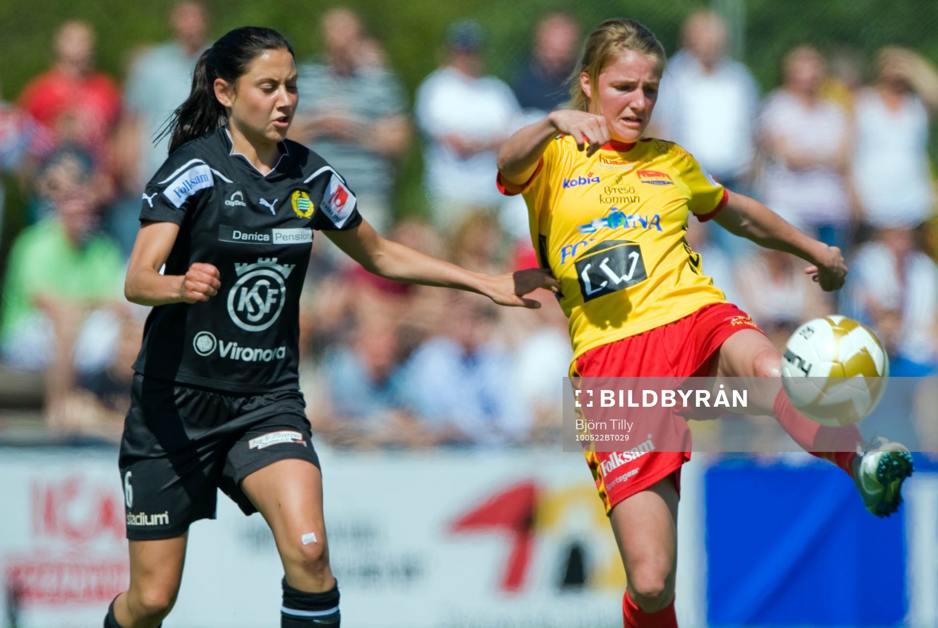 Lena Andersson, Hammarby och Kirsten van de Ven, Tyresö