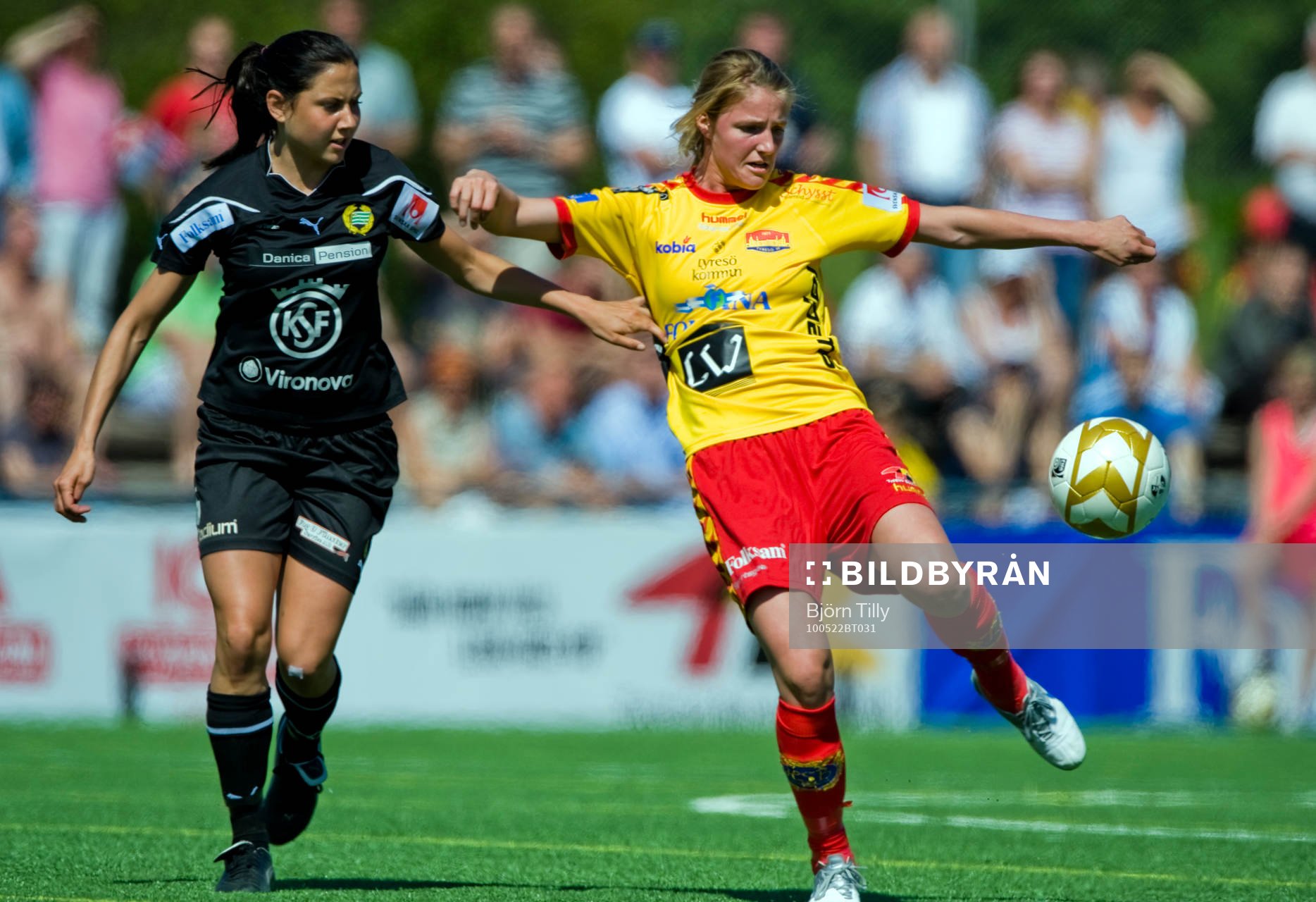Lena Andersson, Hammarby och Kirsten van de Ven, Tyresö