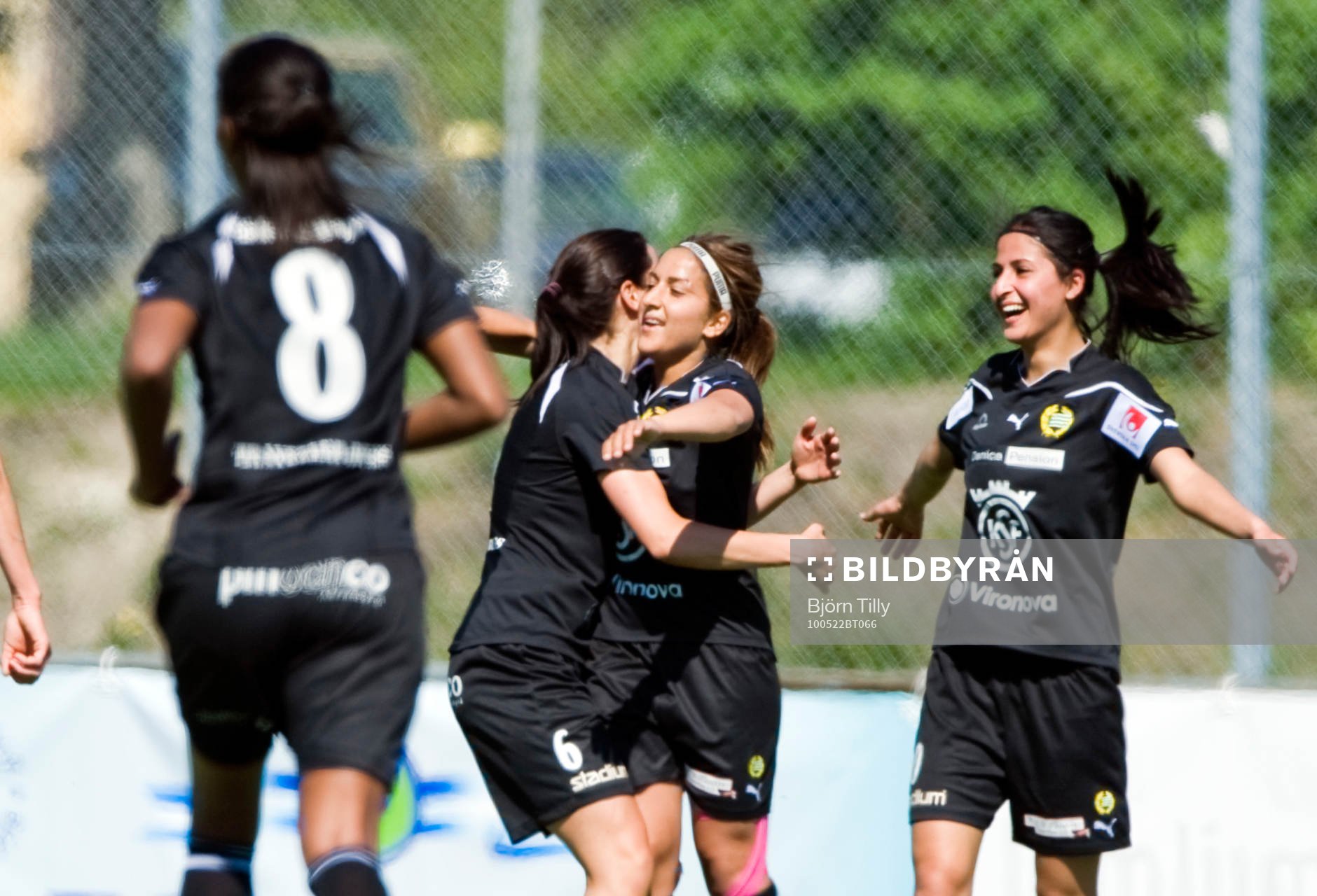 Daniella Chamoun, Hammarby, jubel