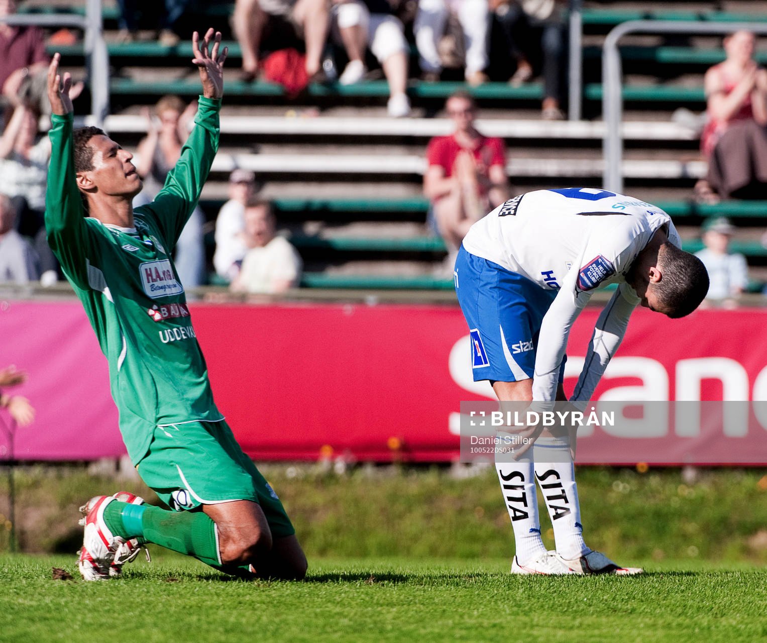 Josemar Santana Silva, Ljungskile, jubel. Imad Khalili,