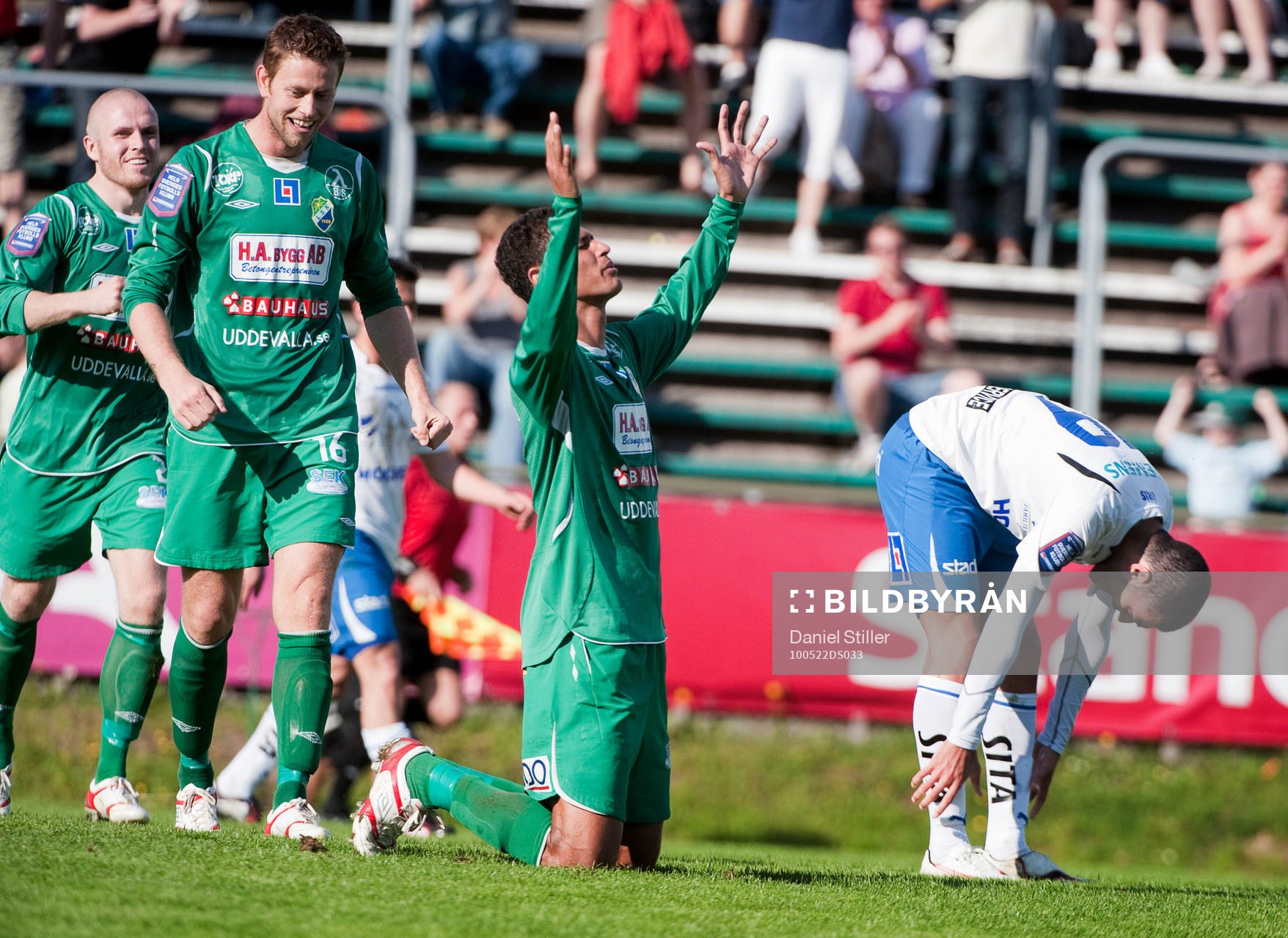 Josemar Santana Silva, Ljungskile, jubel. Imad Khalili,
