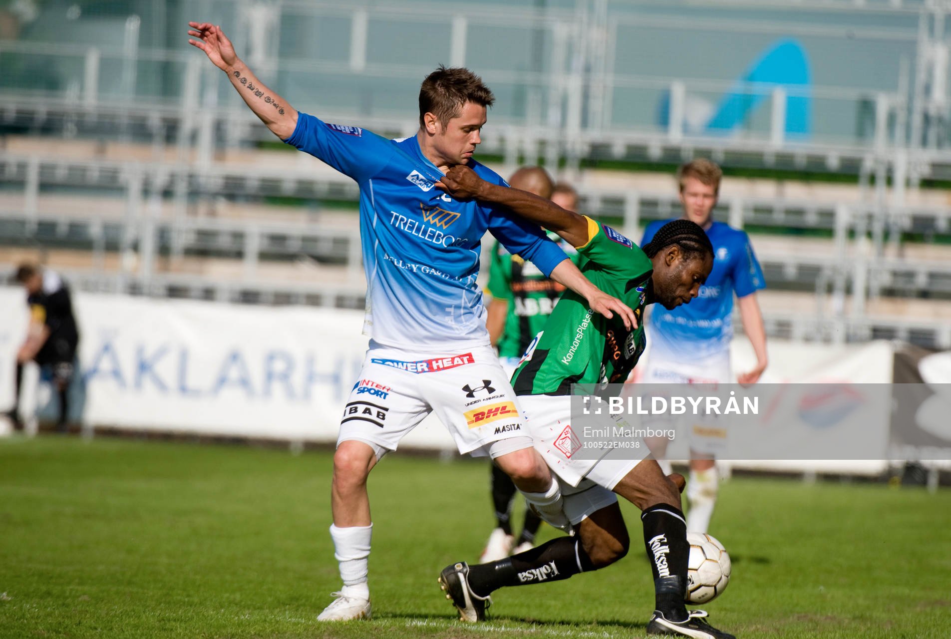 Richard Ntomba Ekunde, Gais och Joakim Sjöhage, Trelleborg