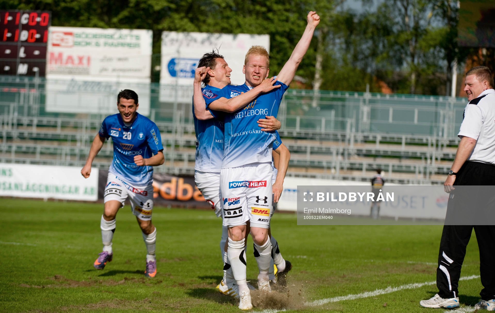 Mattias Adelstam, Trelleborg. Jubel
