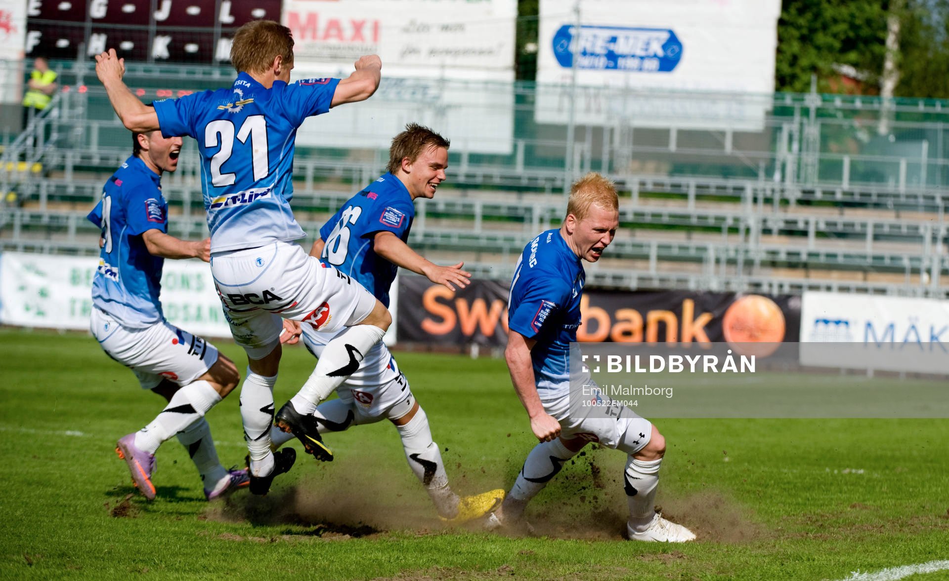 Mattias Adelstam, Trelleborg. Jubel