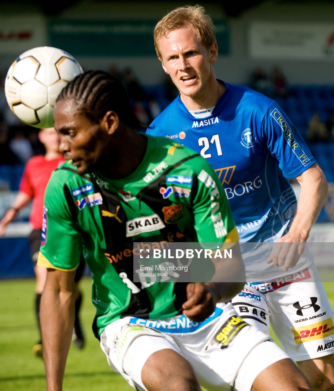 Magnus Andersson, Trelleborg och Richard Ntomba Ekunde, Gais