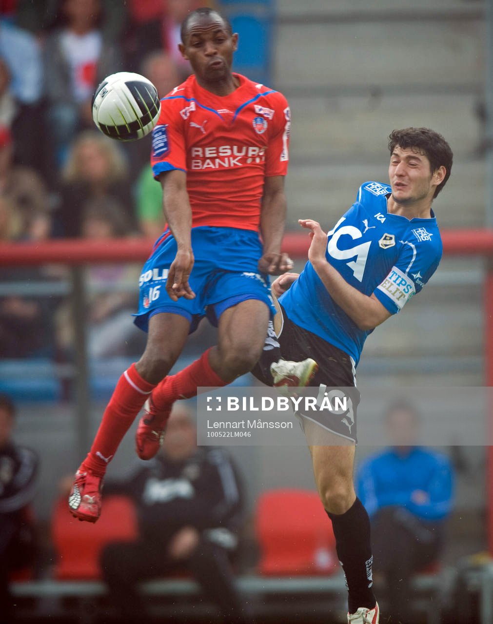 René Makondele, Helsingborg och Anel Raskaj, Halmstad