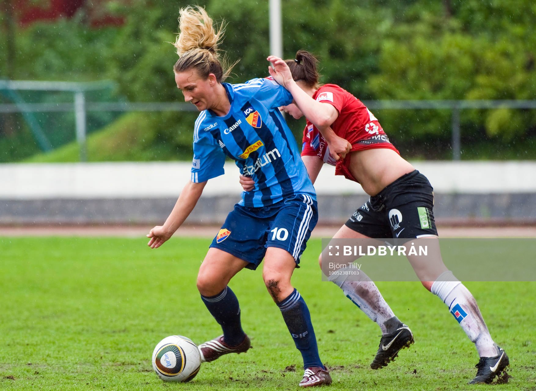 Emma Lundh, Djurgården och Mia Carlsson, Kristianstad