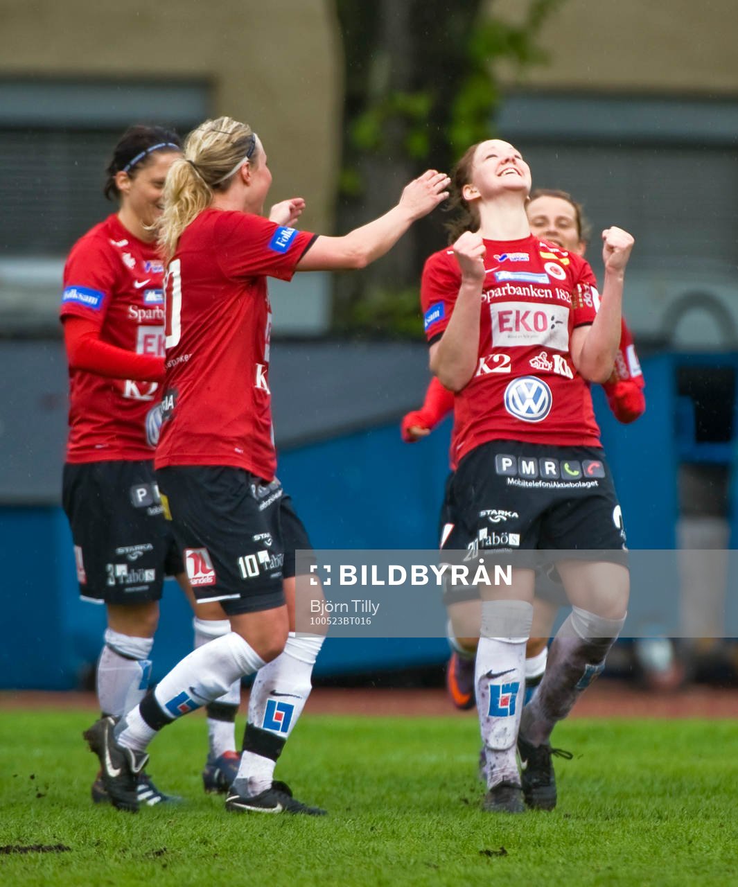 Mia Carlsson, Kristianstad, jubel