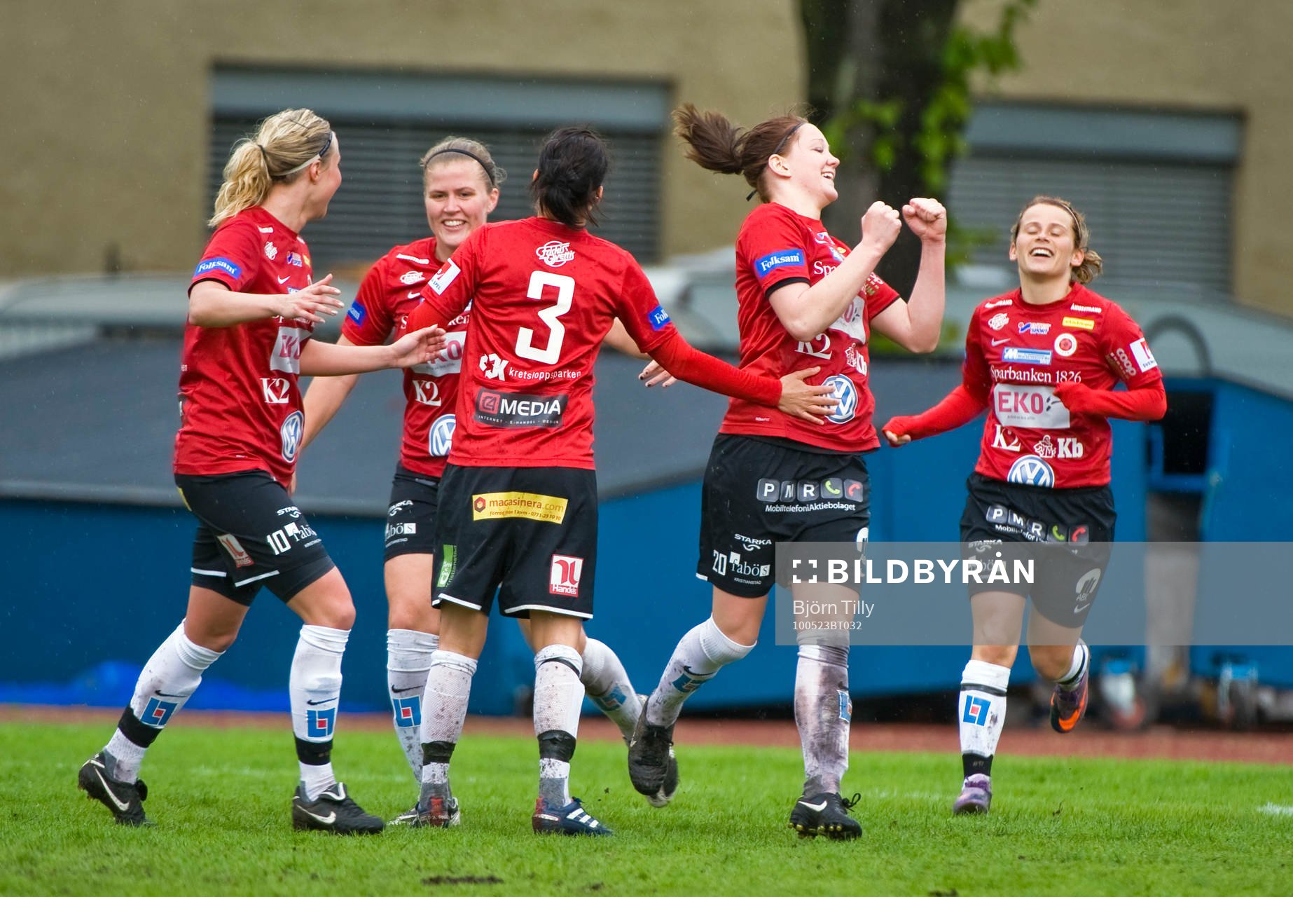 Mia Carlsson, Kristianstad, jubel