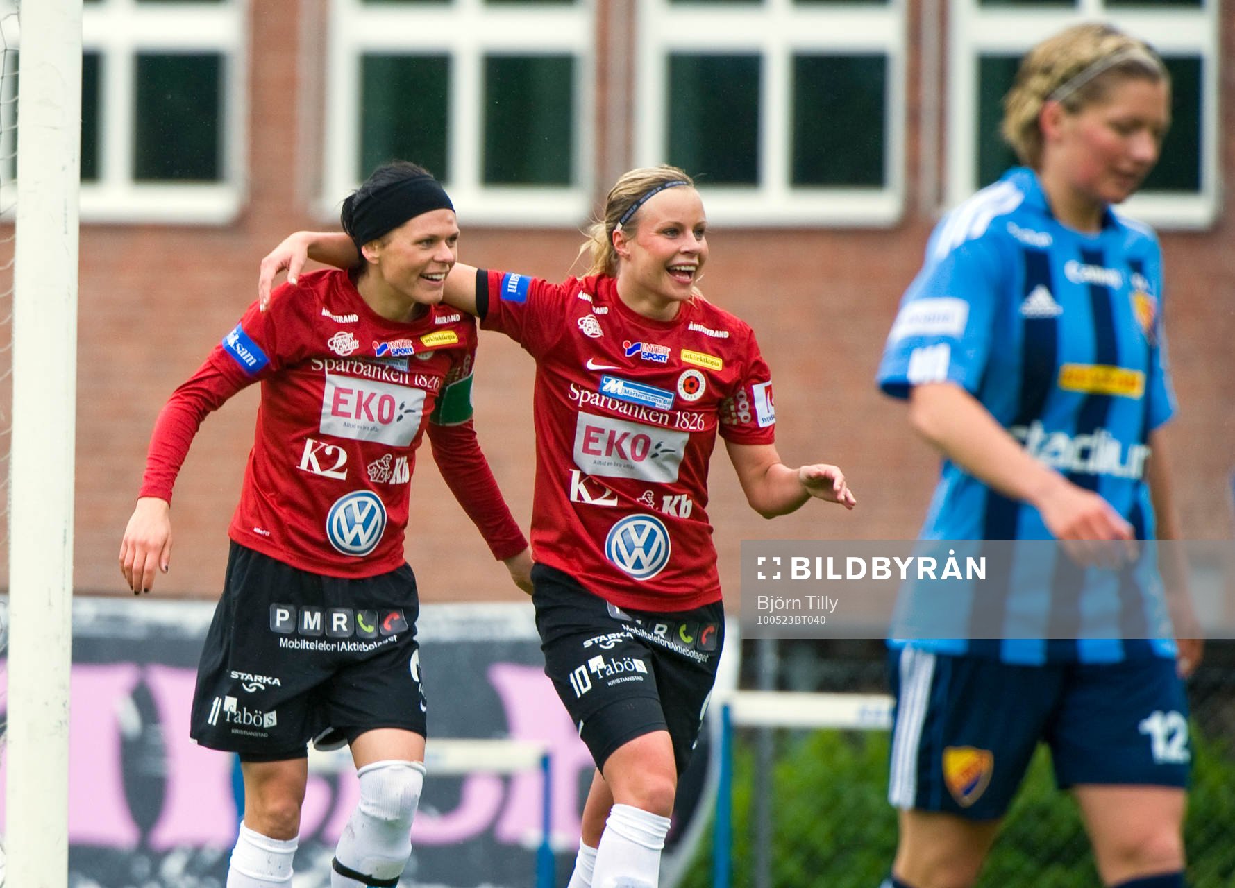 Susanne Moberg, Sofie Andersson, Kristianstad, jubel och