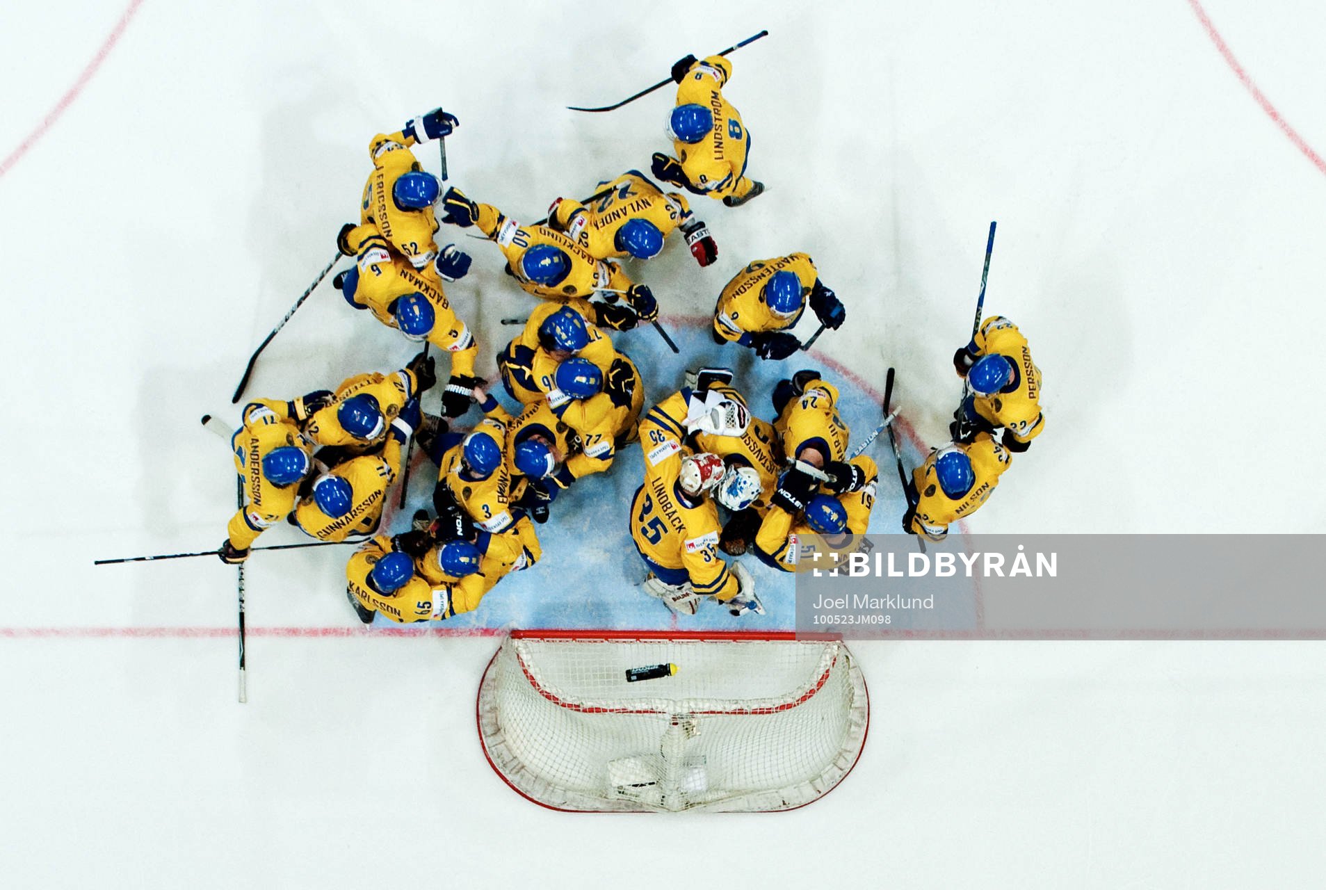 Anders Lindbäck, målvakt och Jonas Gustavsson, målvakt,