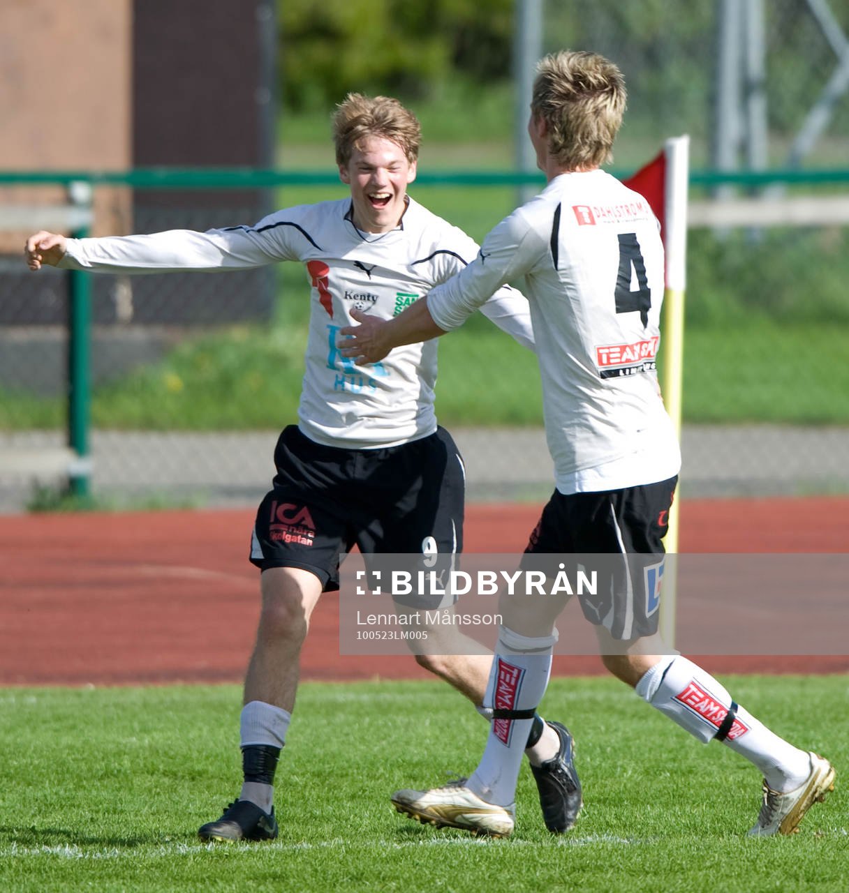 Kenty jubel, Robin Bornehav och Felix Ahlström