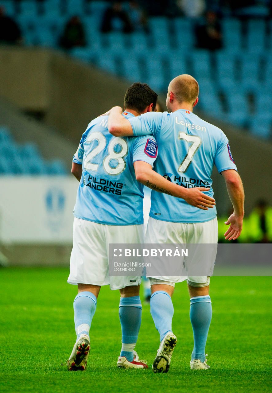 Fotboll, Allsvenskan, Alexander Nilsson och Daniel Larsson,