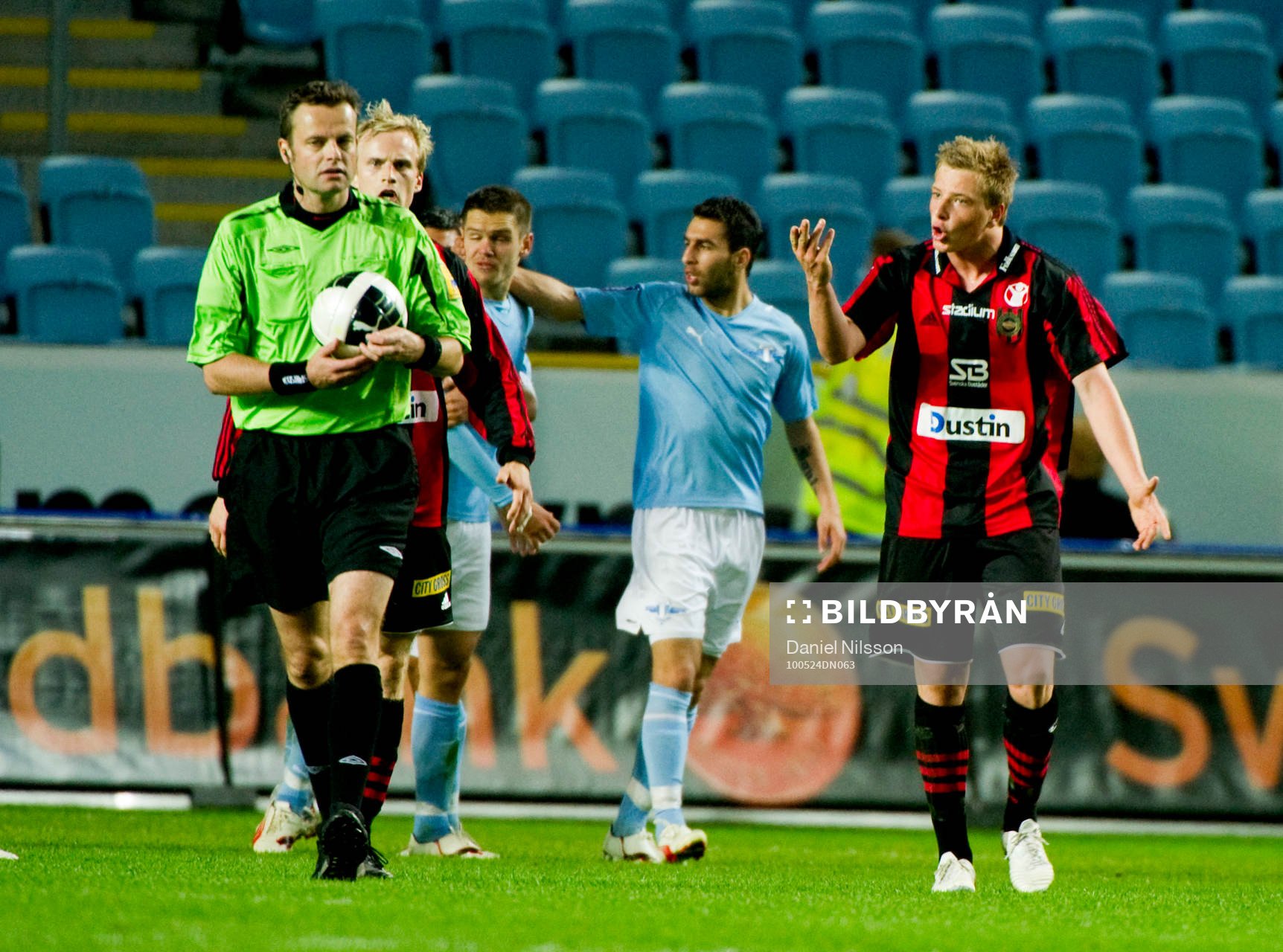 Johan Guidetti, Brommapojkarna och domare, Sven-Martin