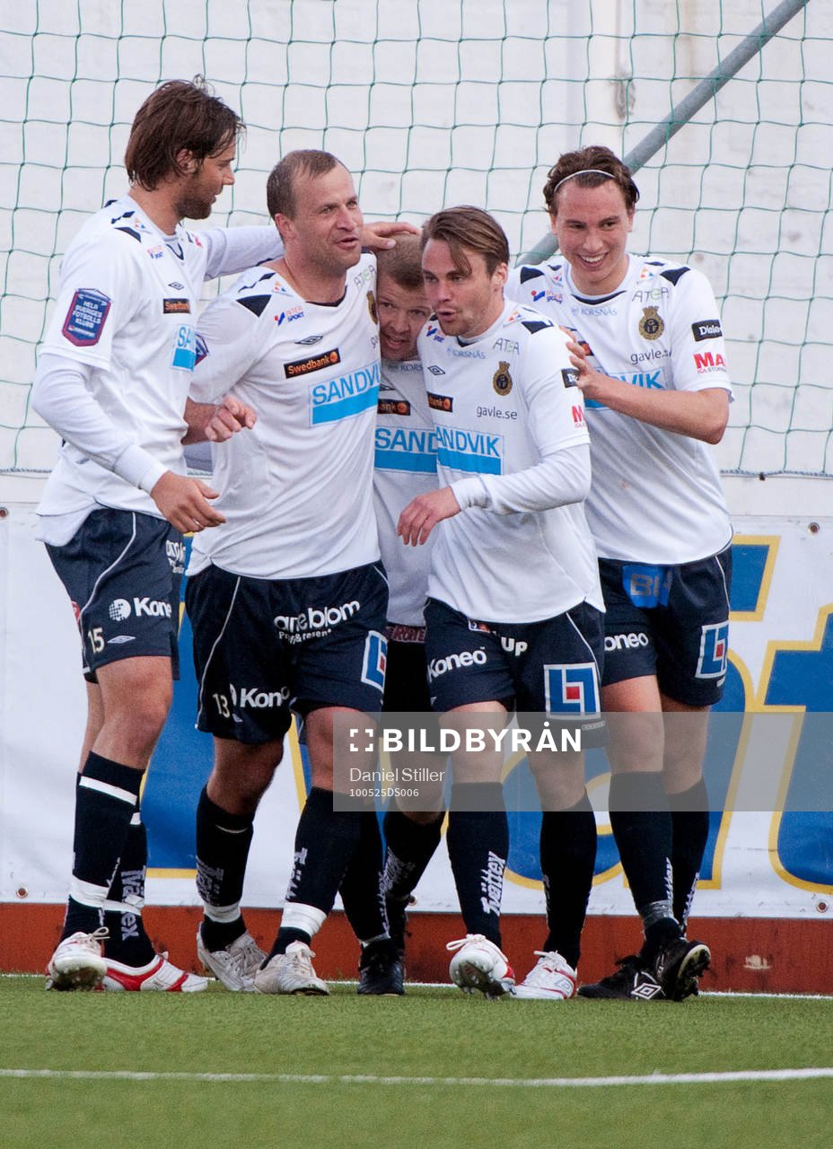 Hjalmar Öhagen, Gefle, gör 0-1. Jubel