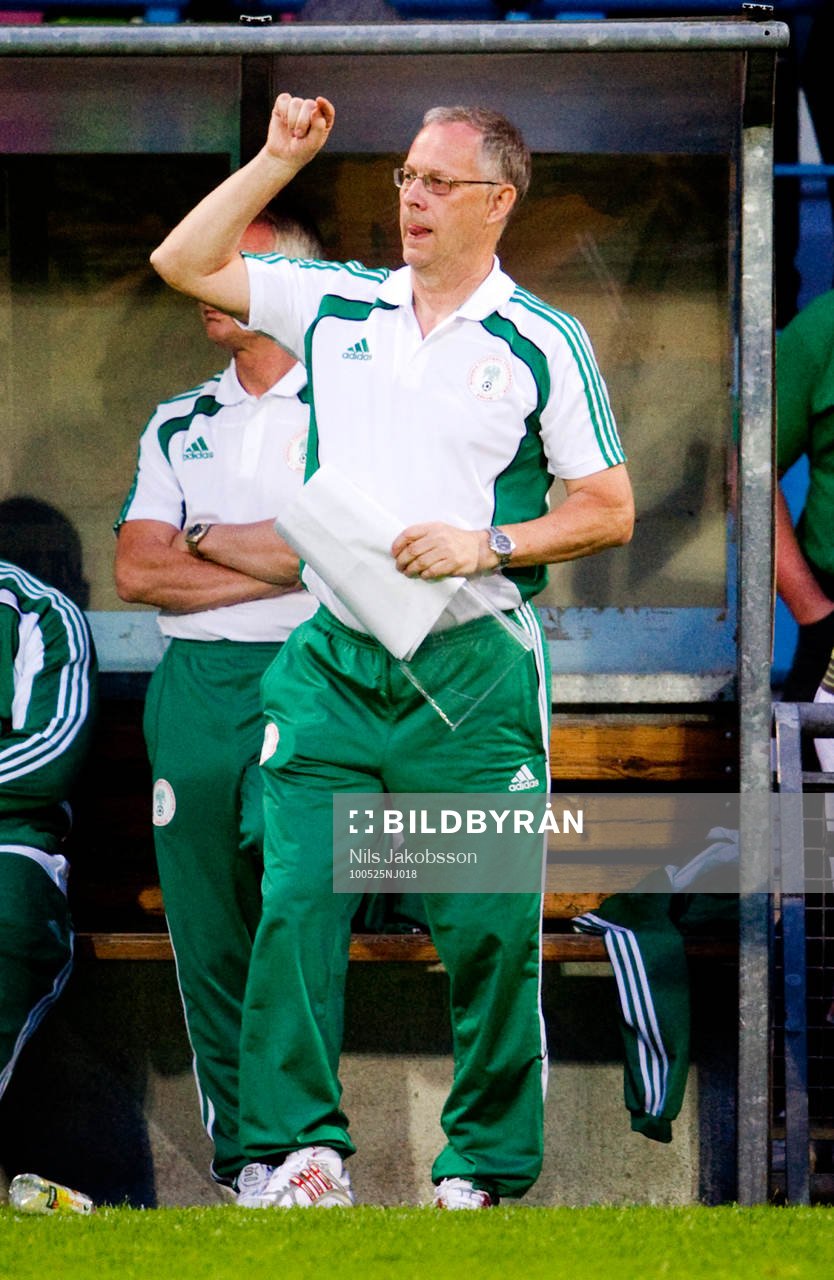 Lars Lagerbäck, förbundskapten Nigeria
