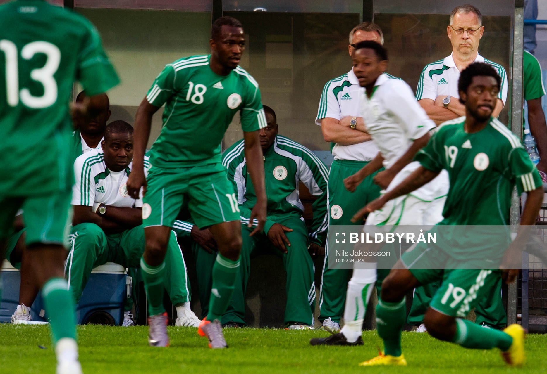 Lars Lagerbäck, förbundskapten Nigeria