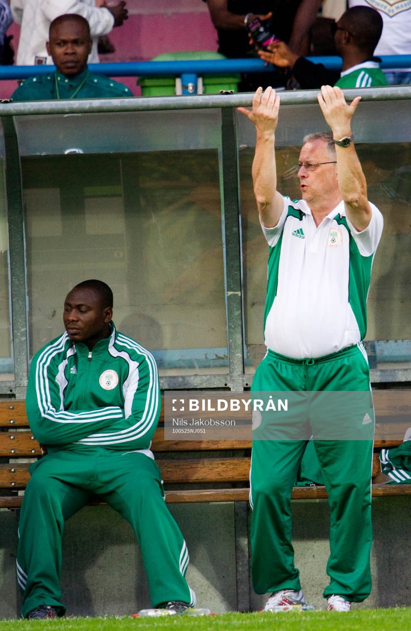 Lars Lagerbäck, förbundskapten Nigeria