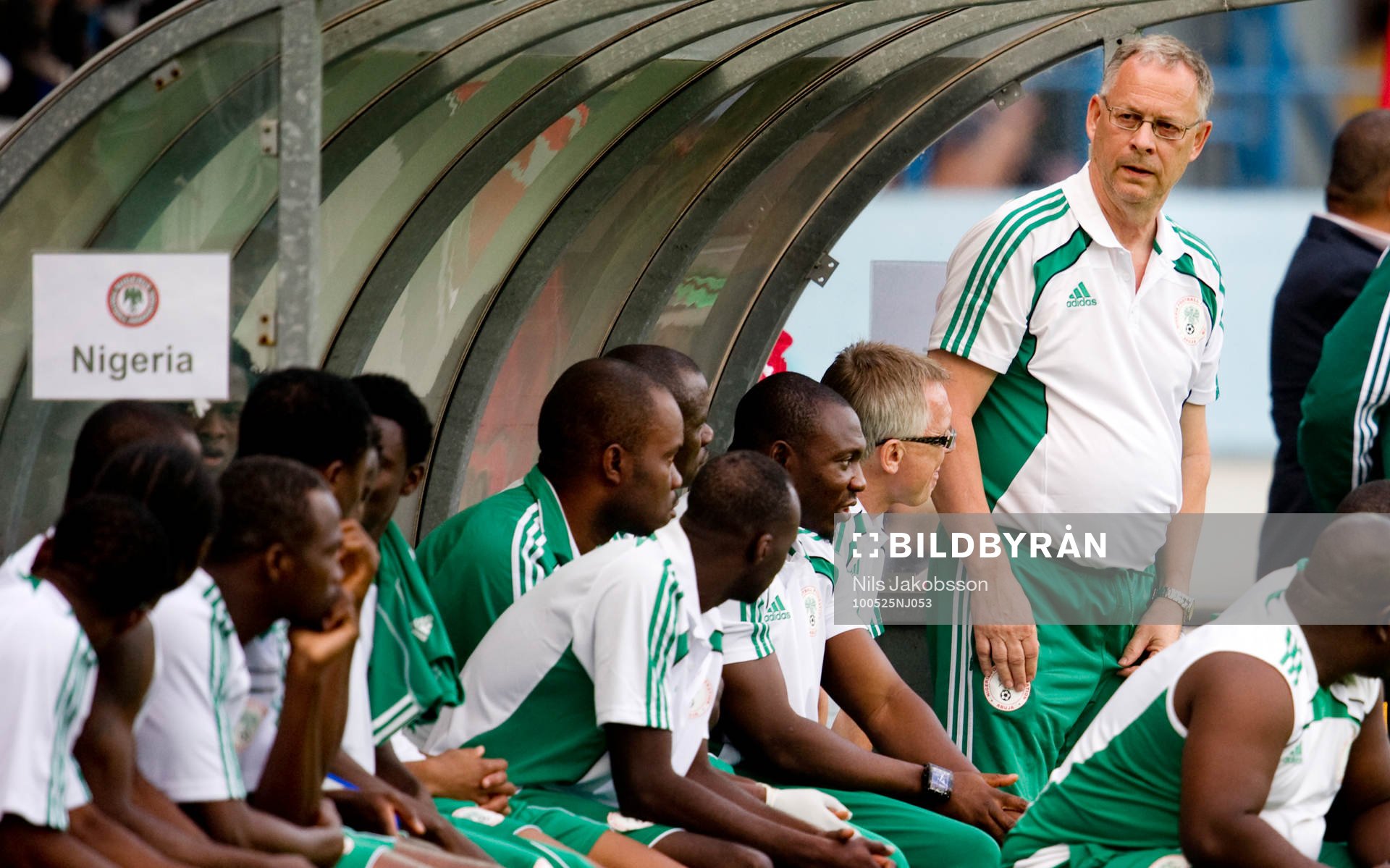 Lars Lagerbäck, förbundskapten Nigeria