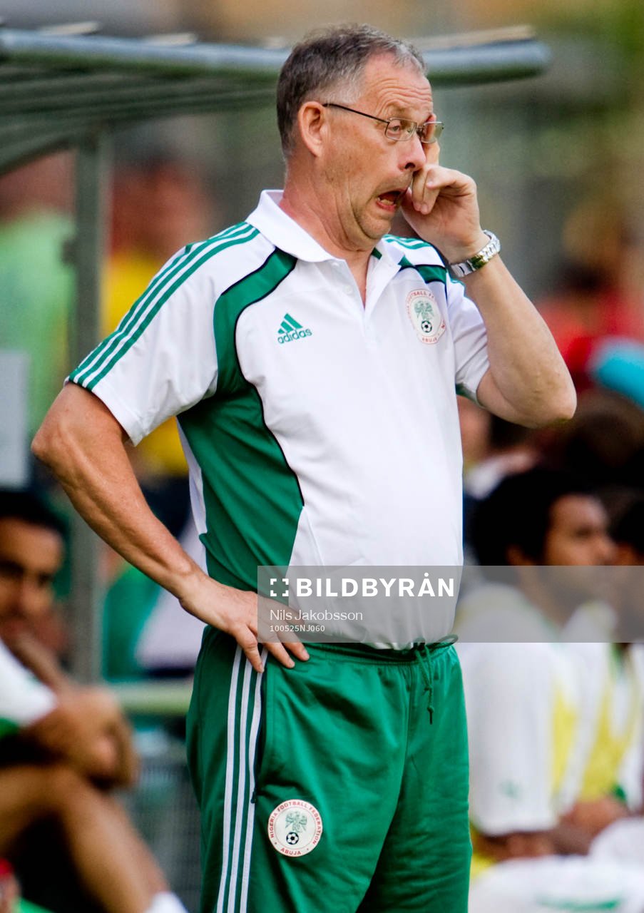 Lars Lagerbäck, förbundskapten Nigeria