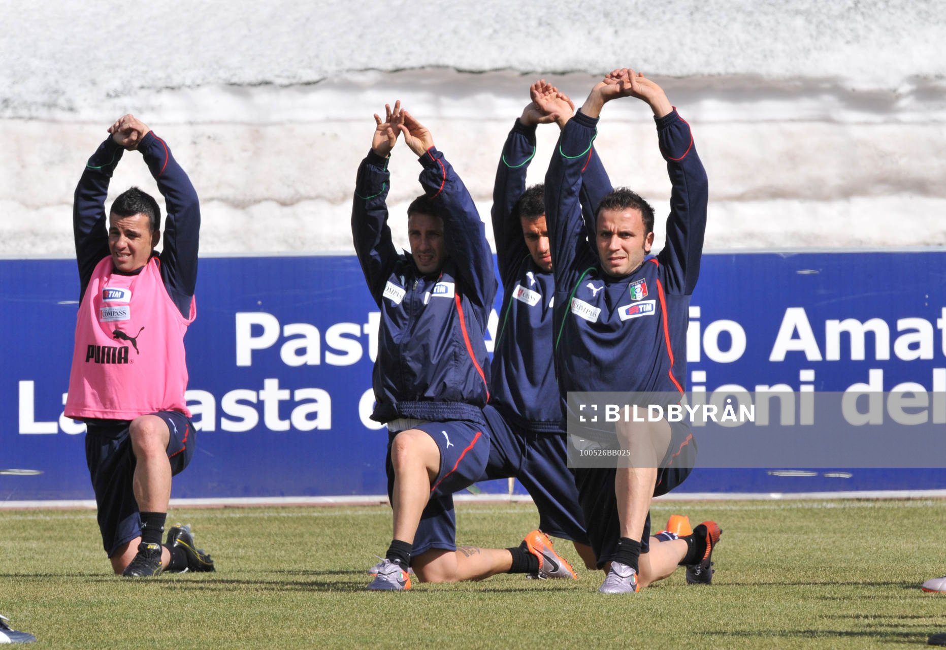  Antonio Di Natale, Andrea Cossu och Giampaolo Pazzini