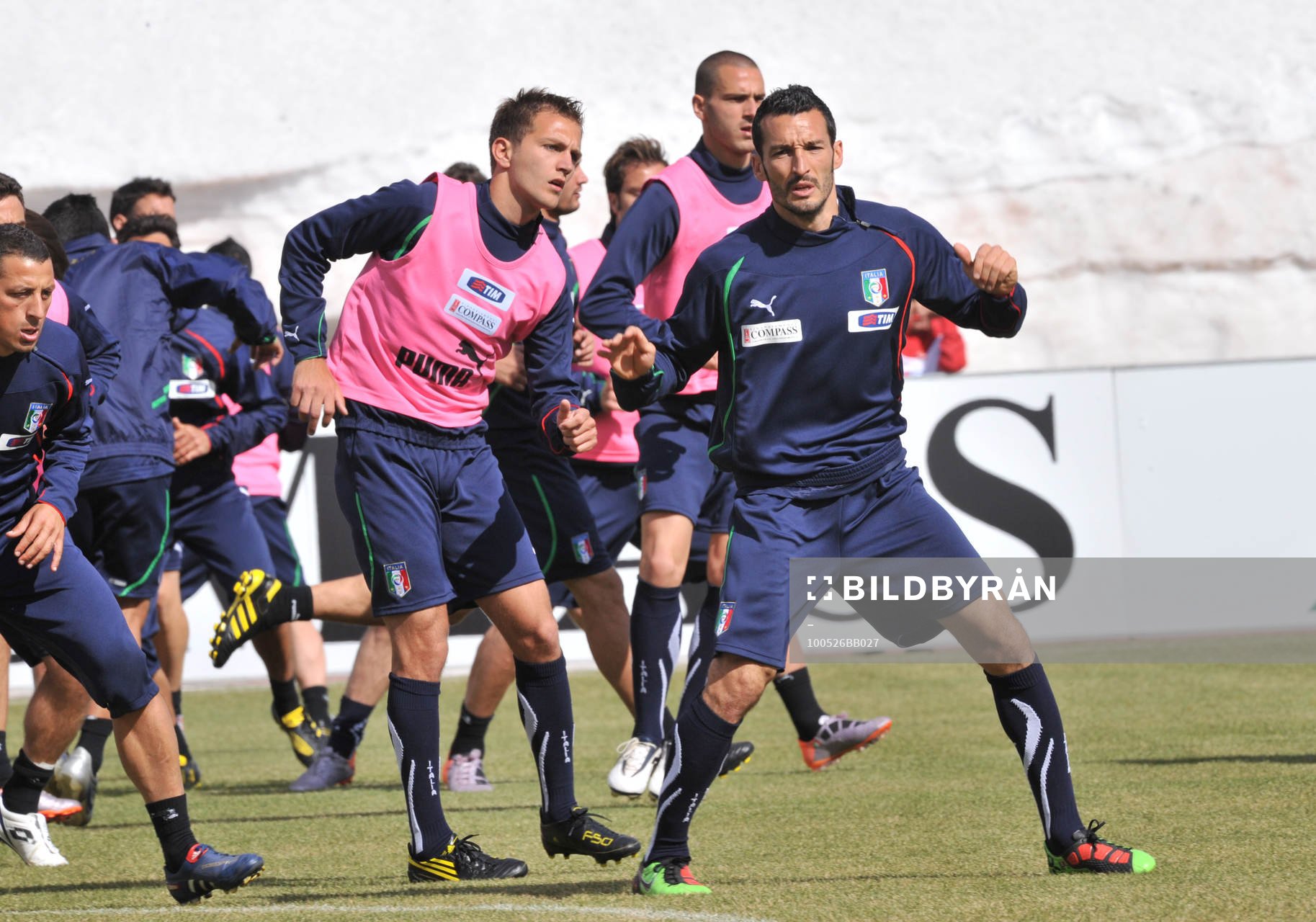  Domenico Criscito och Gianluca Zambrotta