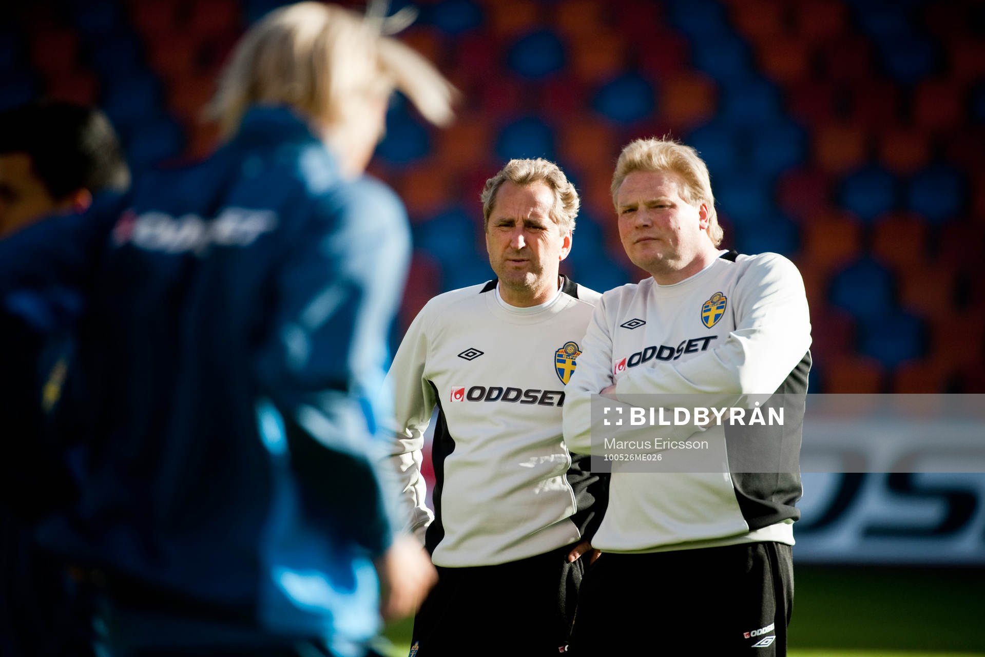 Erik Hamrén och Jörgen Lennartsson