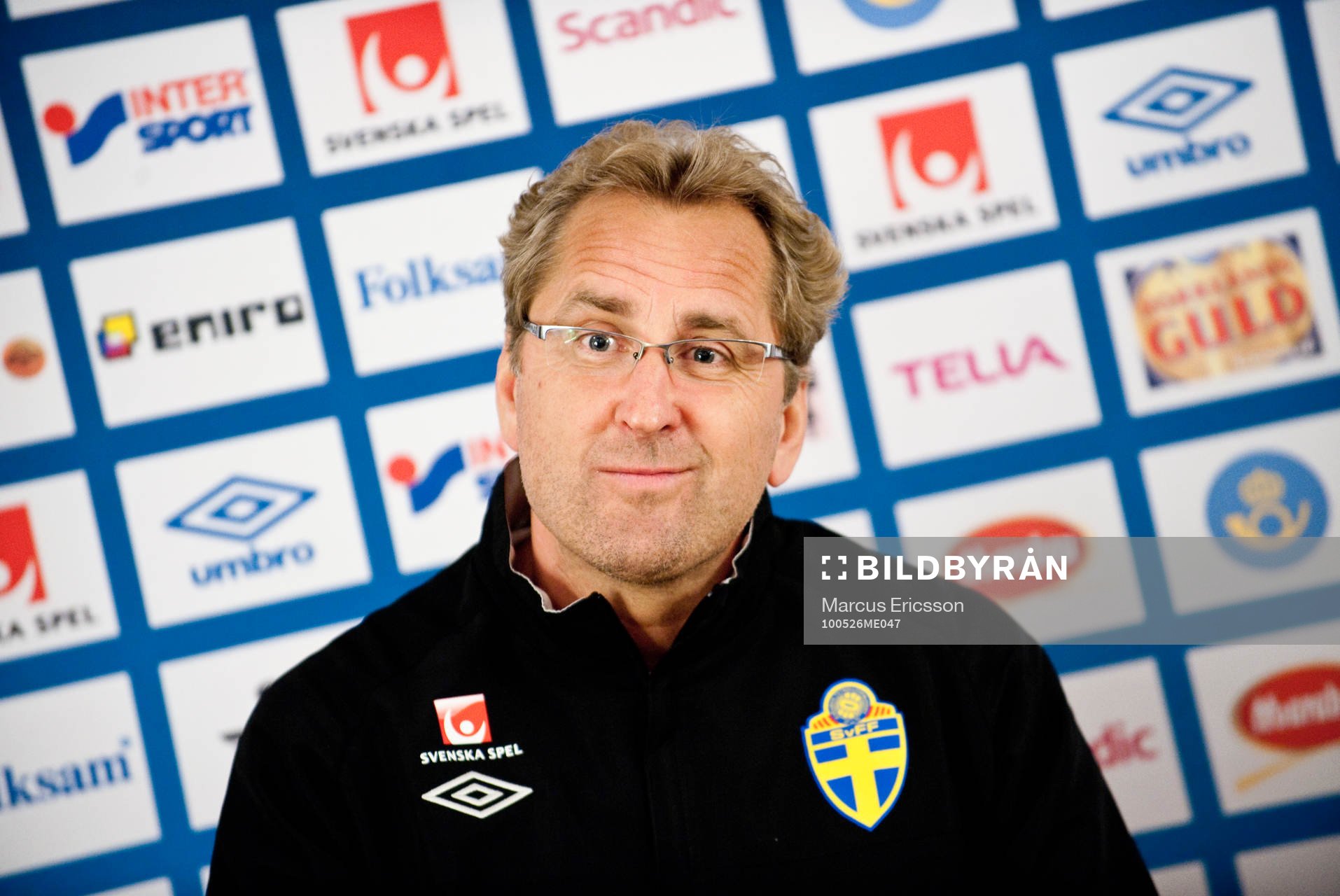 Presskonferens med Erik Hamrén, förbundskapten