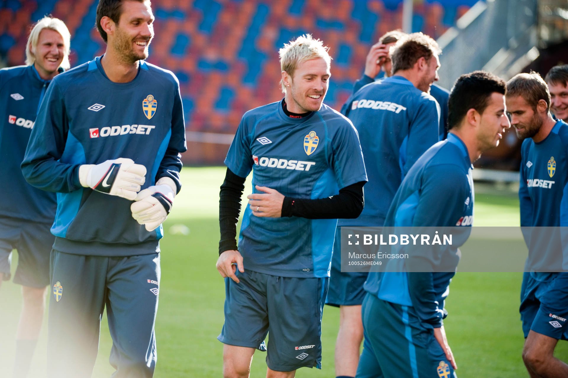 Andreas Isaksson, målvakt och Christian Wilhelmsson