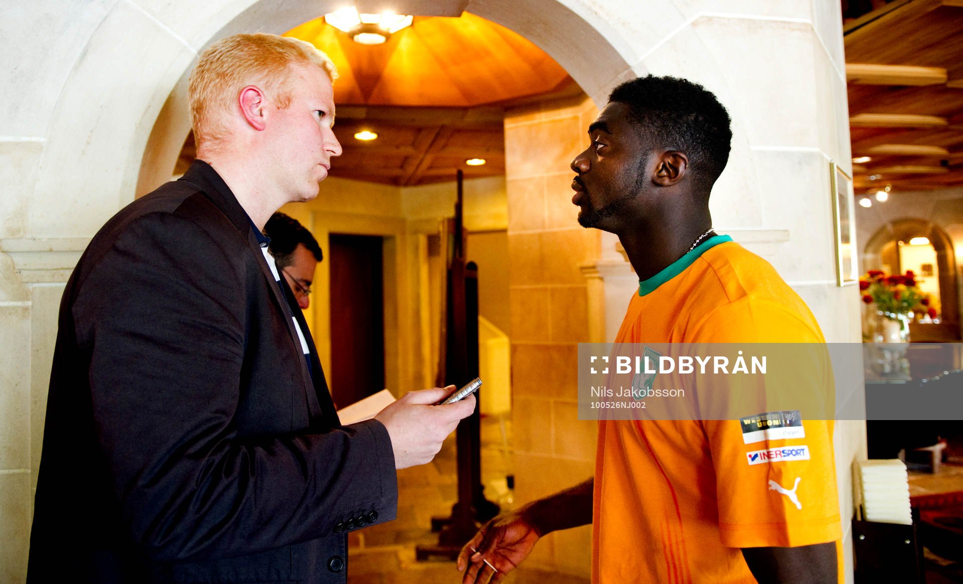 Kolo Touré och Johan Flinck, Aftonbladet (Journalist)