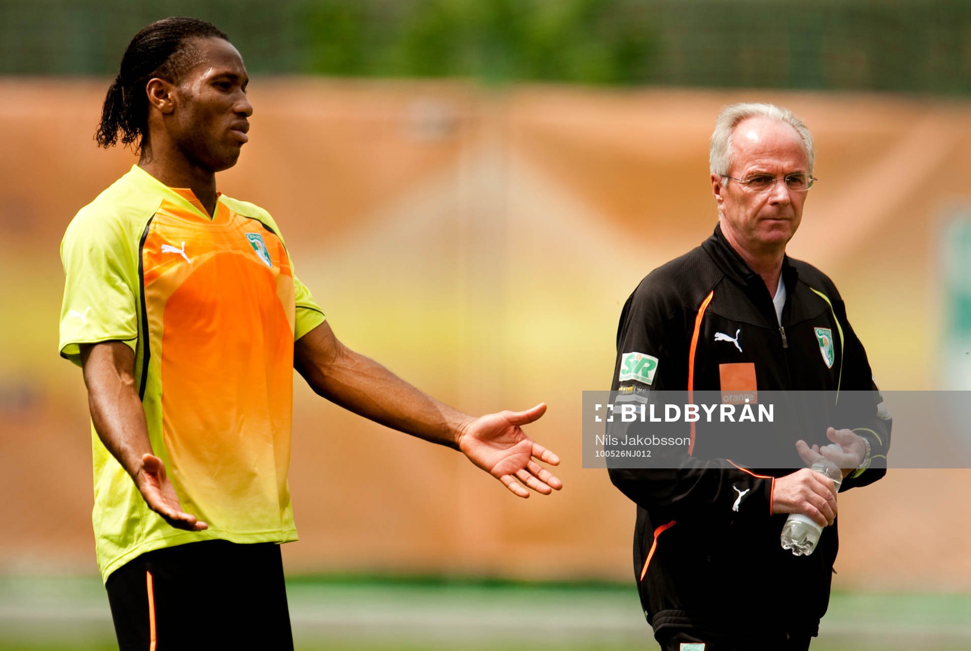 Didier Drogba, Sven-Göran Eriksson, förbundskapten