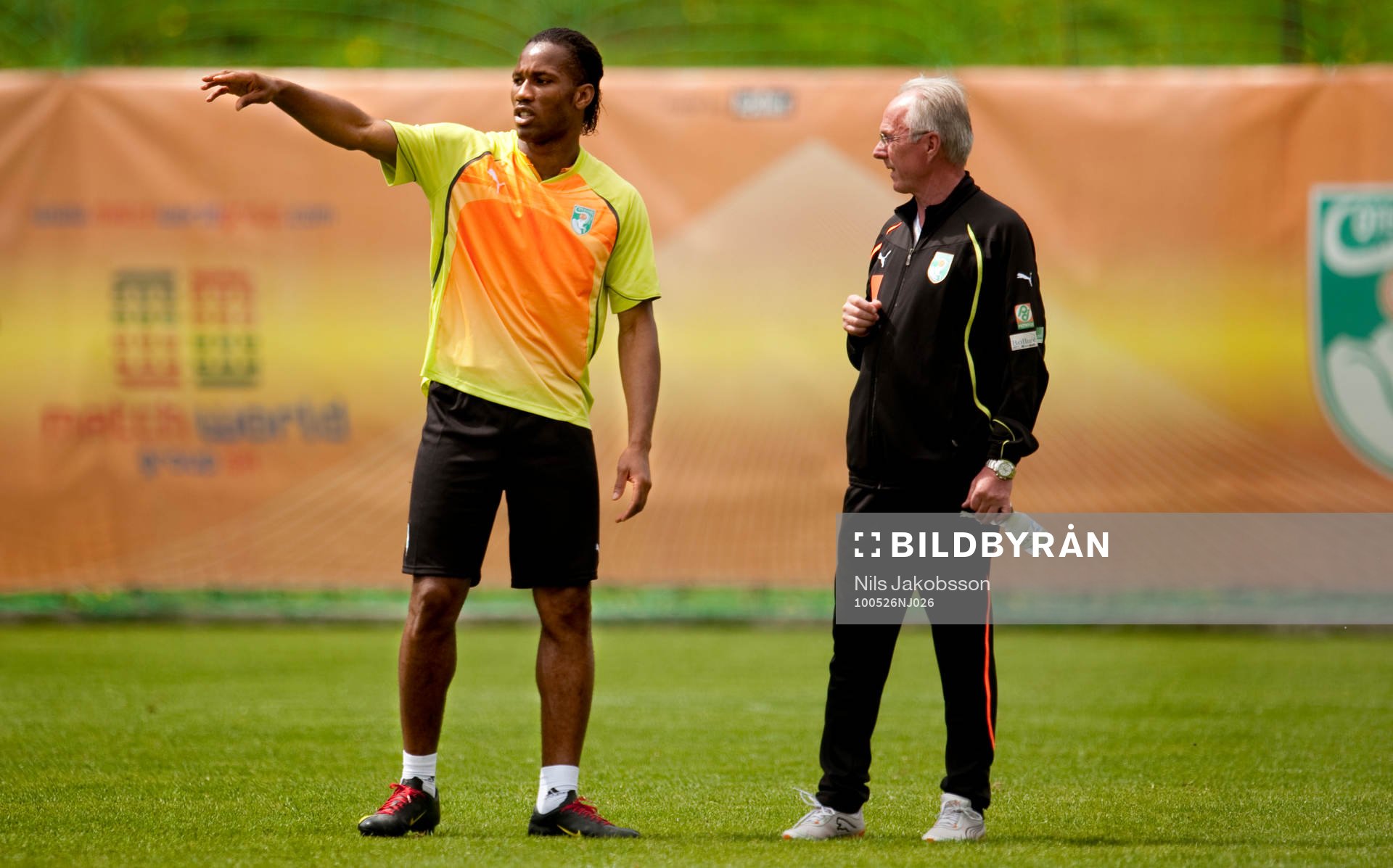 Didier Drogba, Sven-Göran Eriksson, förbundskapten