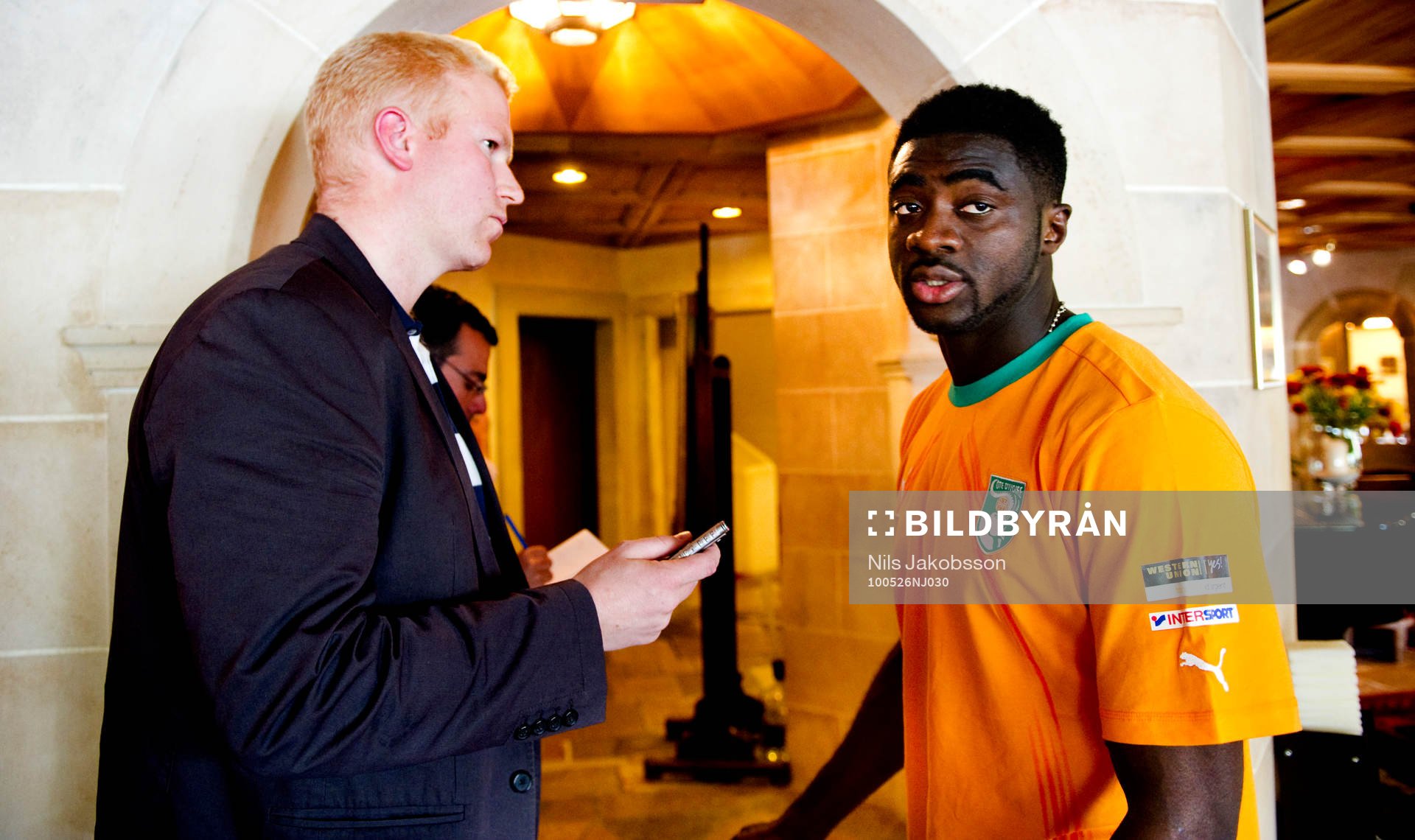 Kolo Touré och Johan Flinck, Aftonbladet (Journalist)