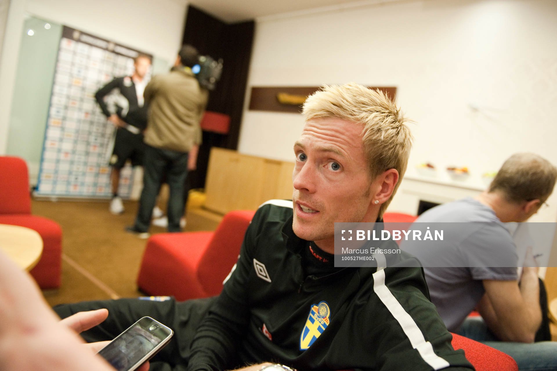 Presskonferens. Christian Wilhelmsson